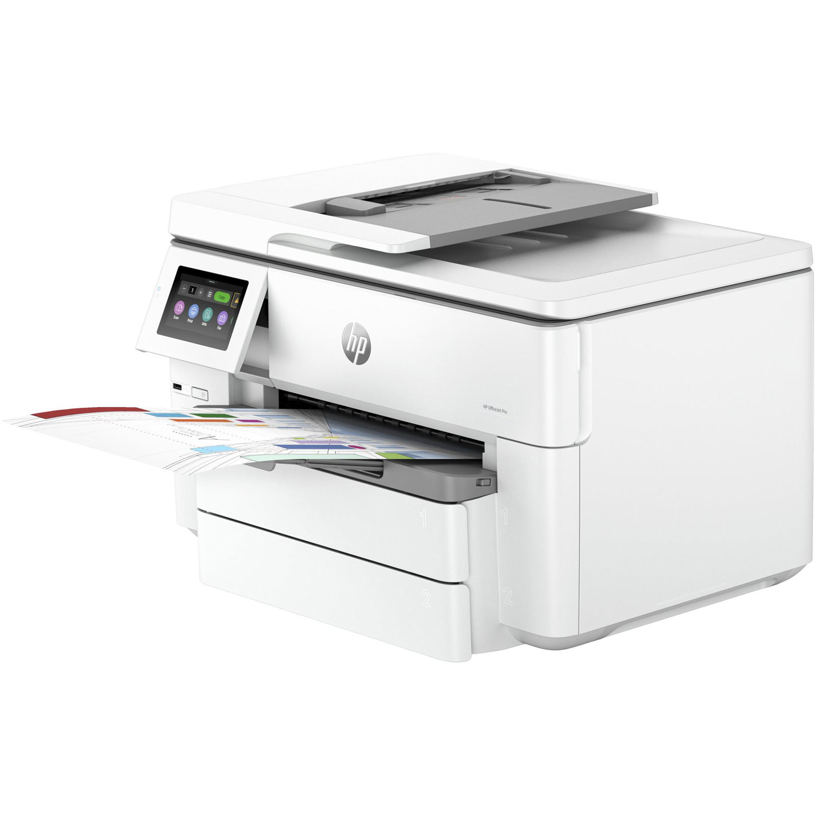 HP OfficeJet Pro HP 9730e All-in-One-Großformatdrucker Farbe Duplex Scan LED-Touch-Display