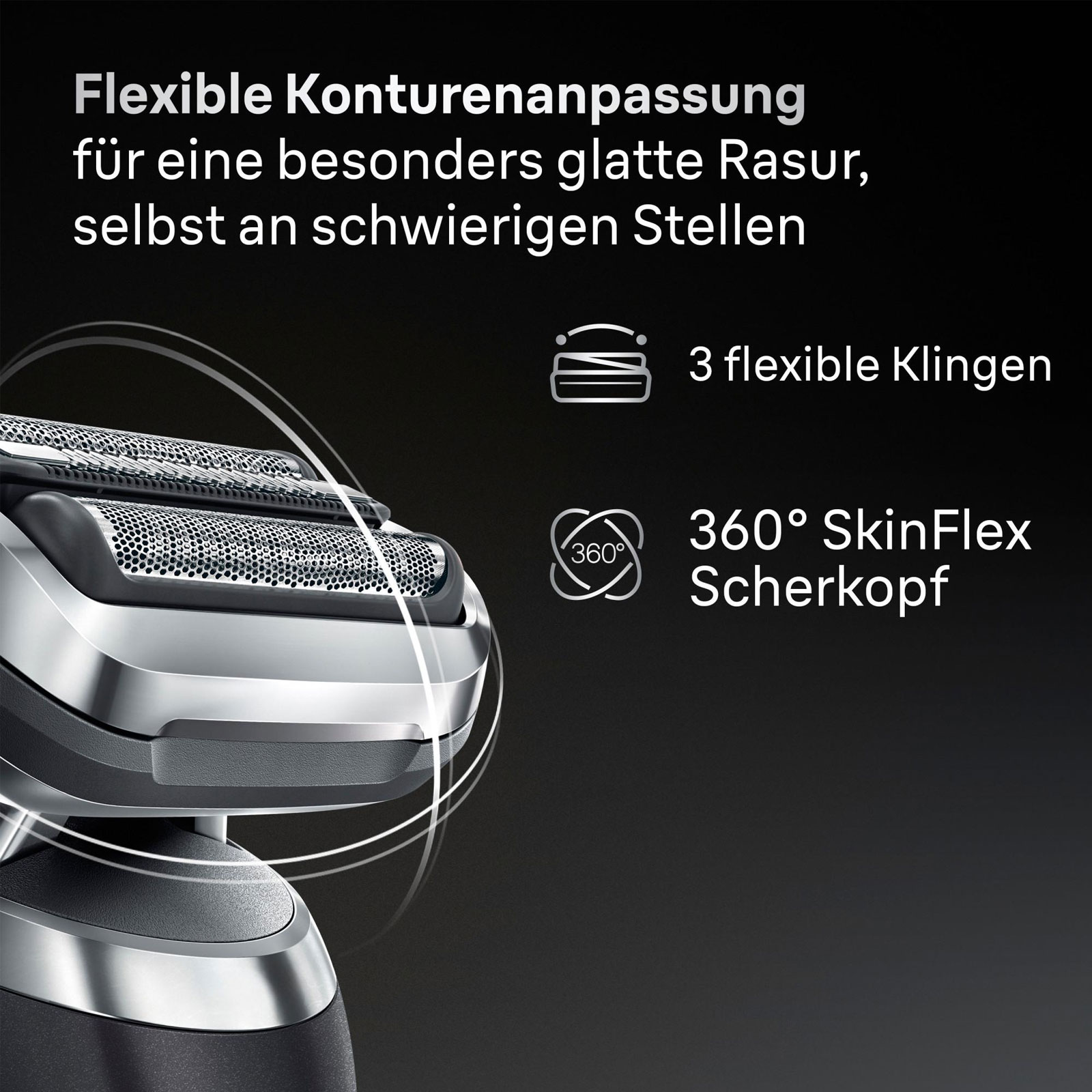 BRAUN 74S Scherkopf (kompatibel mit den Series 7 Rasierern der Generationen 70, 71 und 72)