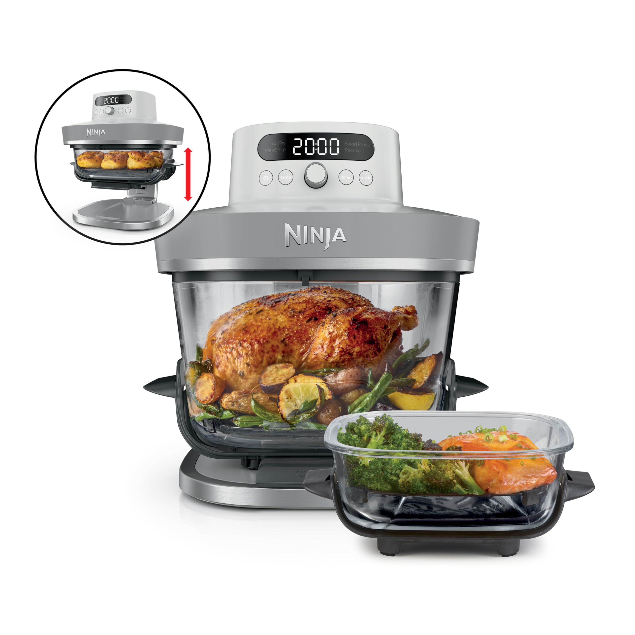 NINJA AS090EUWH Crispi Pro White Heißluftfritteuse