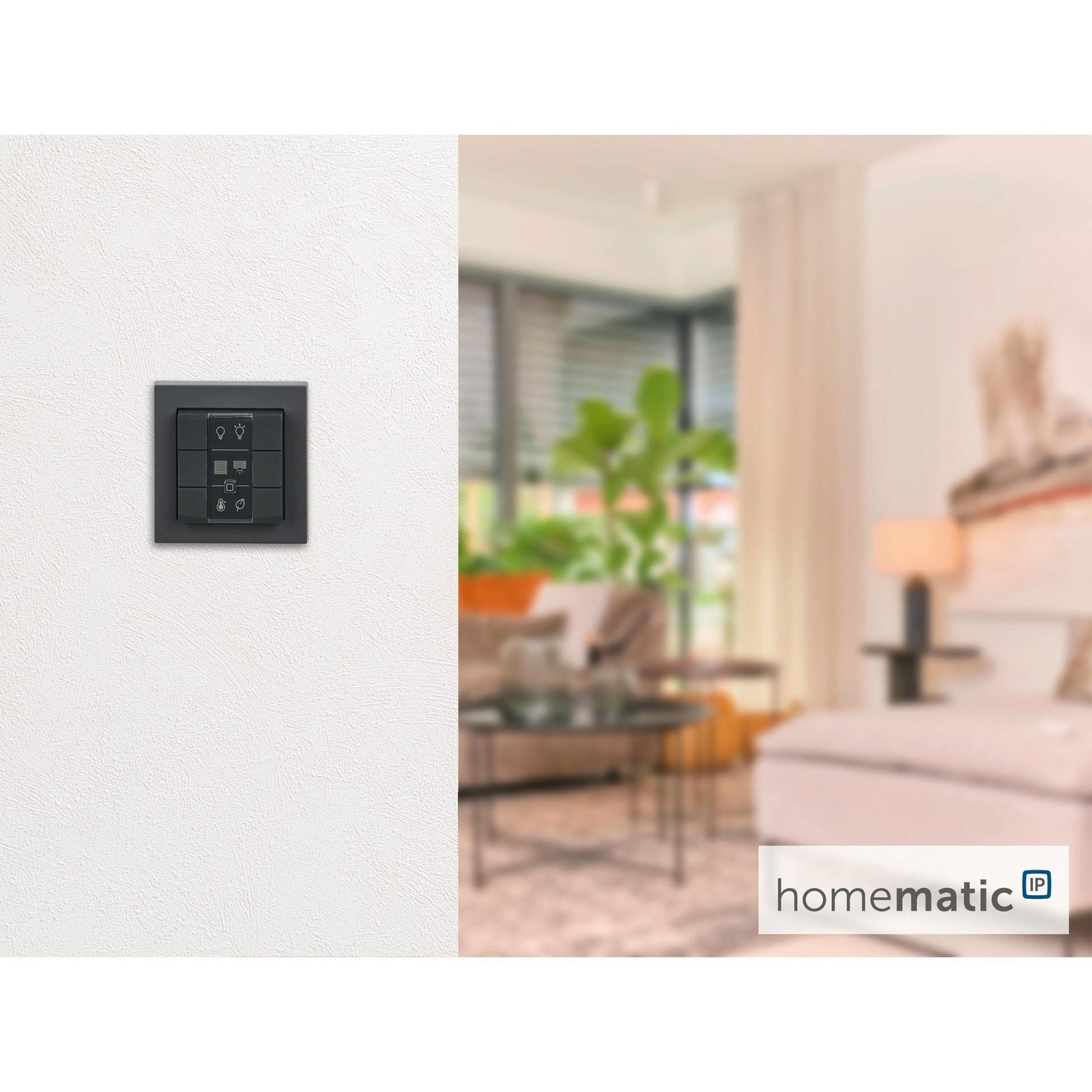 Homematic IP Wandtaster - 2-fach