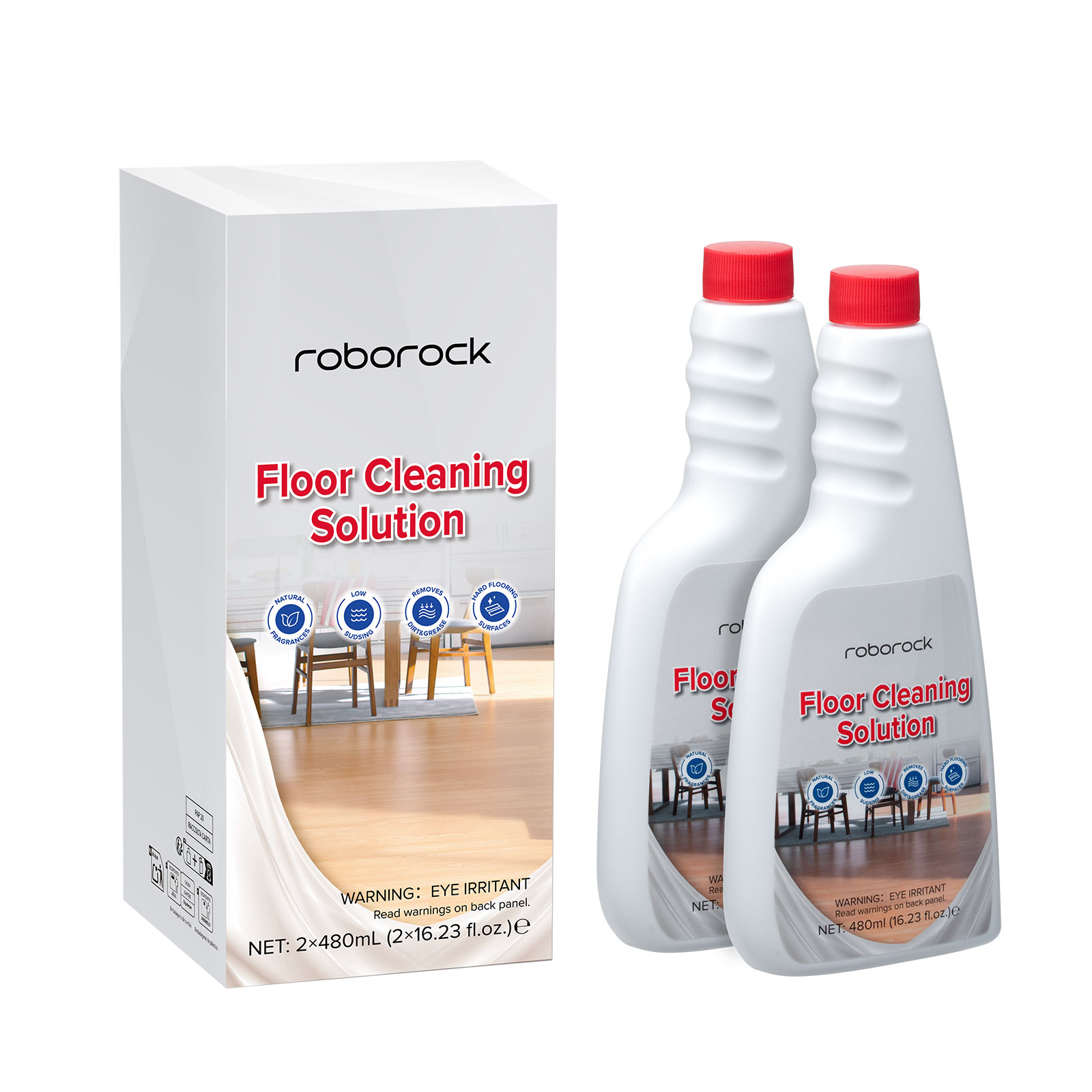 Roborock Reinigungsflüssigkeit, 2 × 480 ml