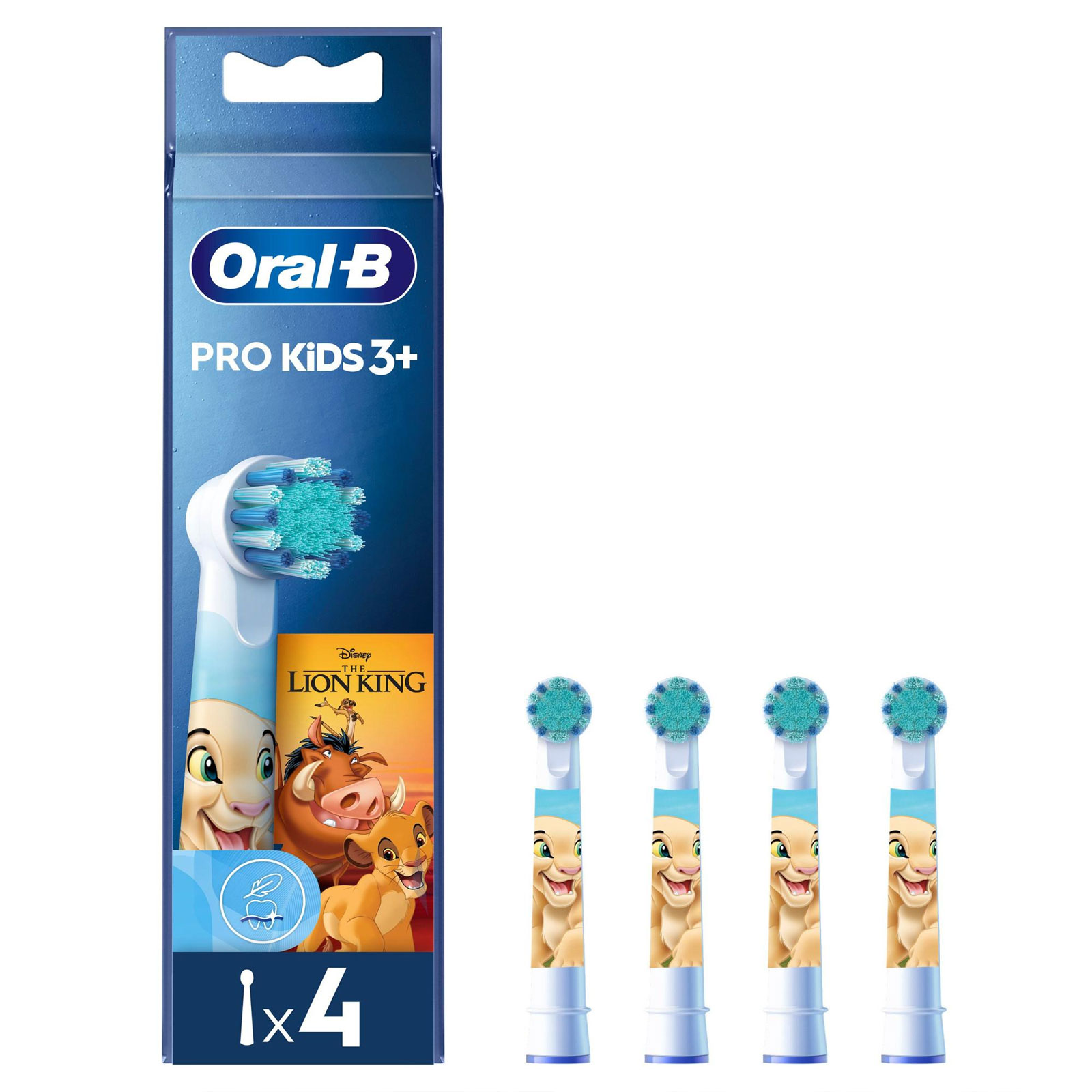 Oral-B Pro Kids Aufsteckbürsten, 4 Stück Oral-B Pro Kids Aufsteckbürsten, 4 Stück