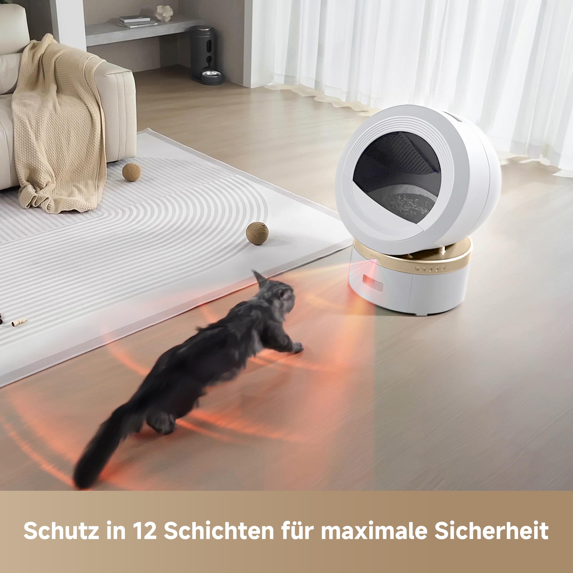 Mova MeowgicPod LR10 Prime Intelligente Katzentoilette Selbstreinigend