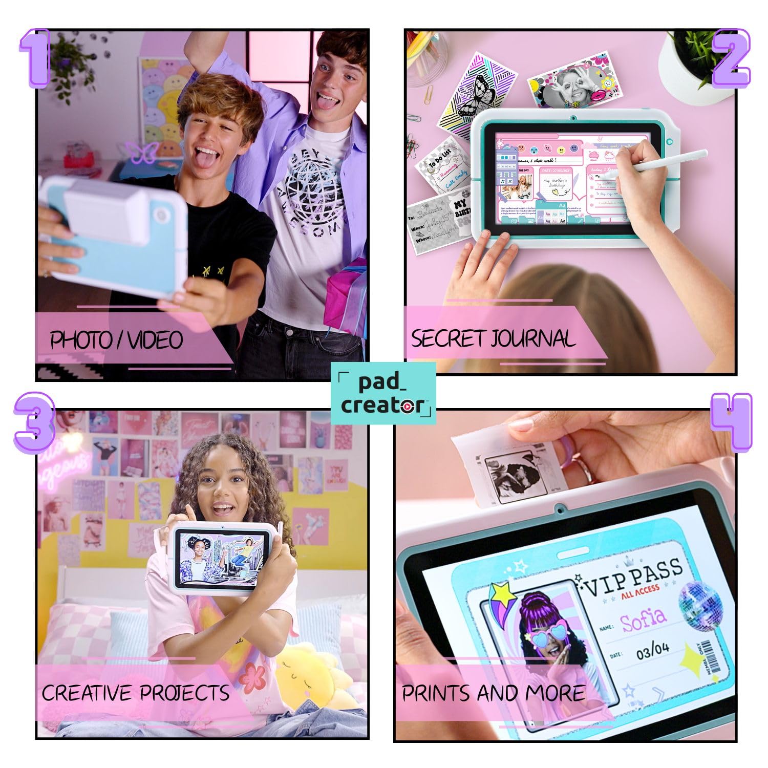 Canal Toys – Pad Creator – Kreativ-Tablet mit Sofortdruck