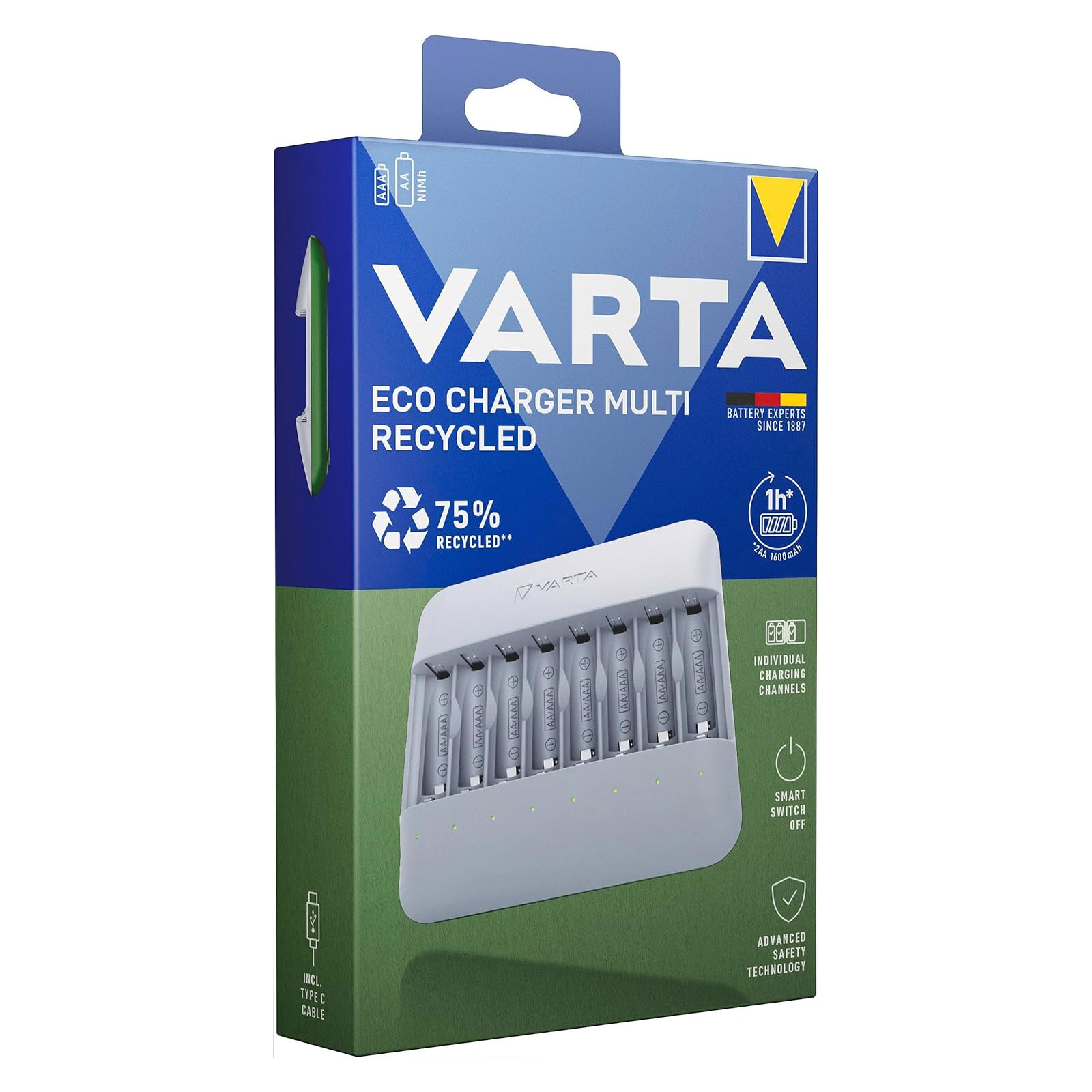 VARTA Ladegerät Eco Charger M.R ohne Bat.