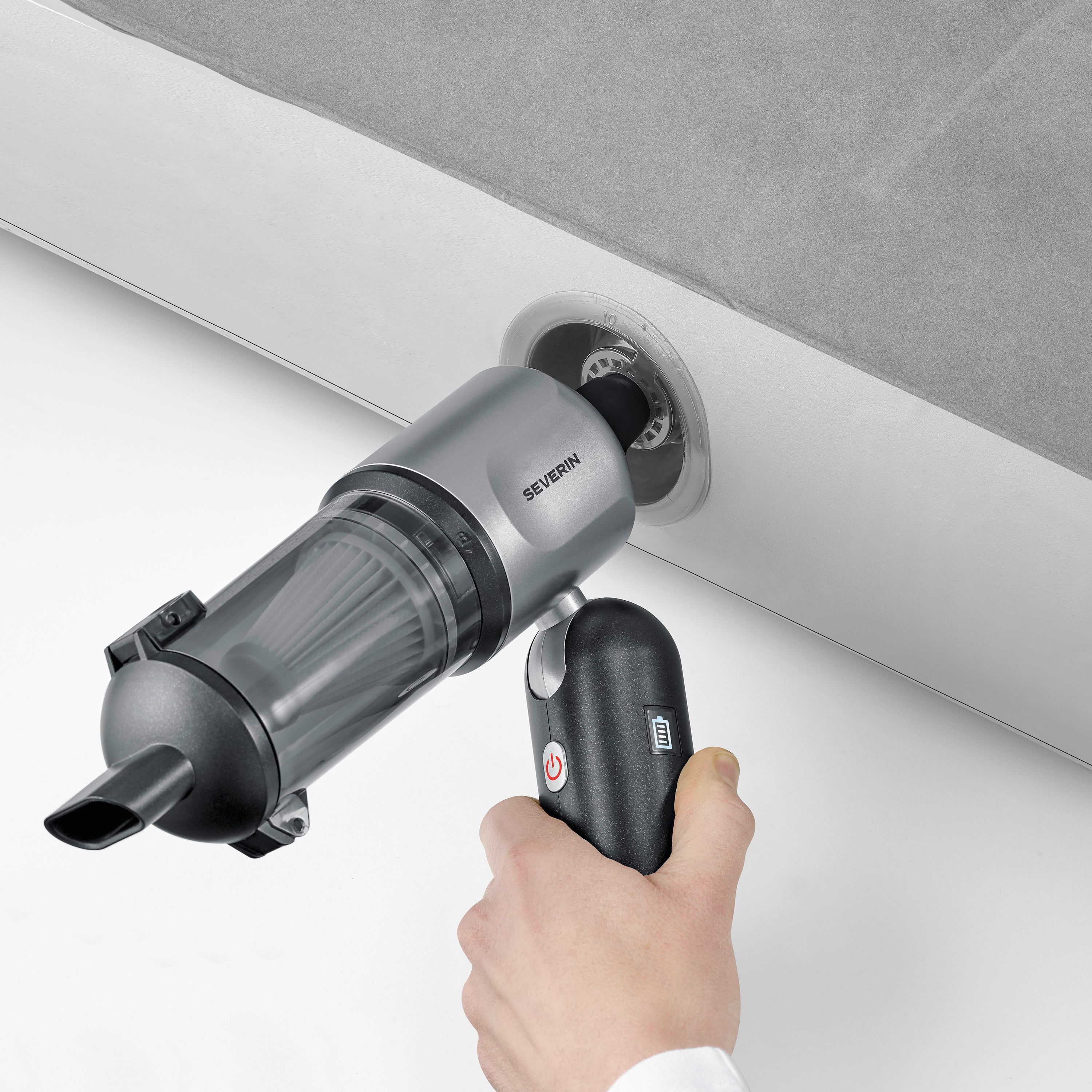 SEVERIN HV 7135 S-Power DuoBoost Akku-Handstaubsauger ohne Stiel