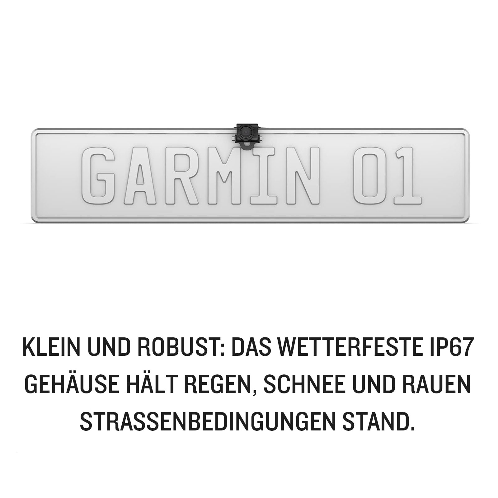 Garmin Drahtlose Rückfahrkamera BC 50 mit Nummernschildhalterung