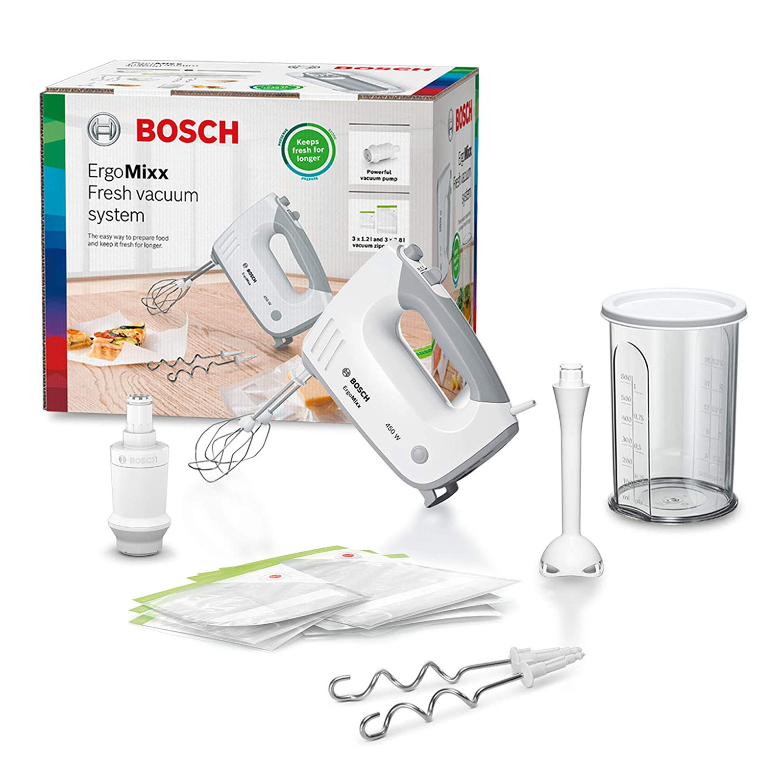 Bosch MFQ364V0 ErgoMixx Handrührer-Set