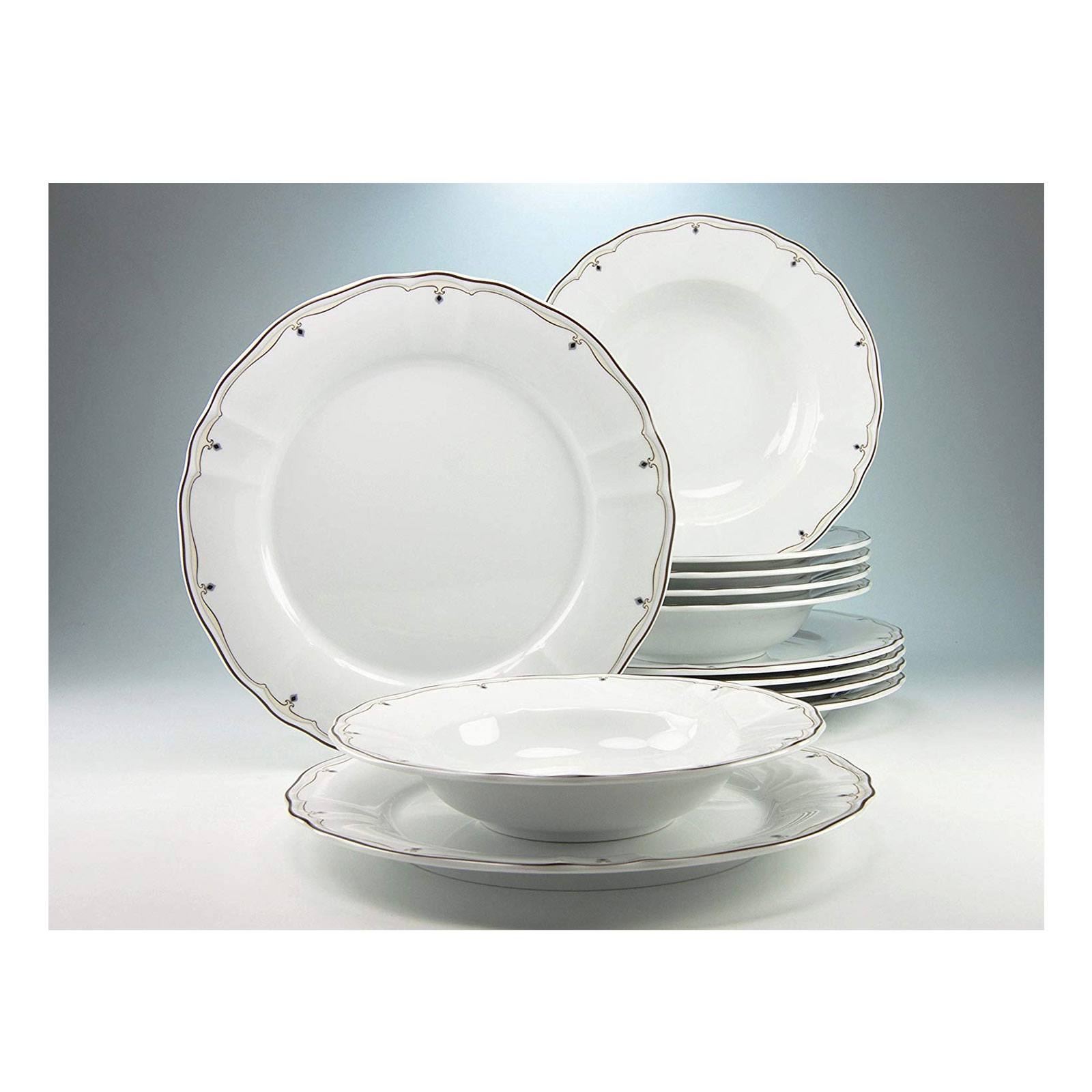 CreaTable, 16861, Serie Flora VIENNA, Tafelservice 12tlg