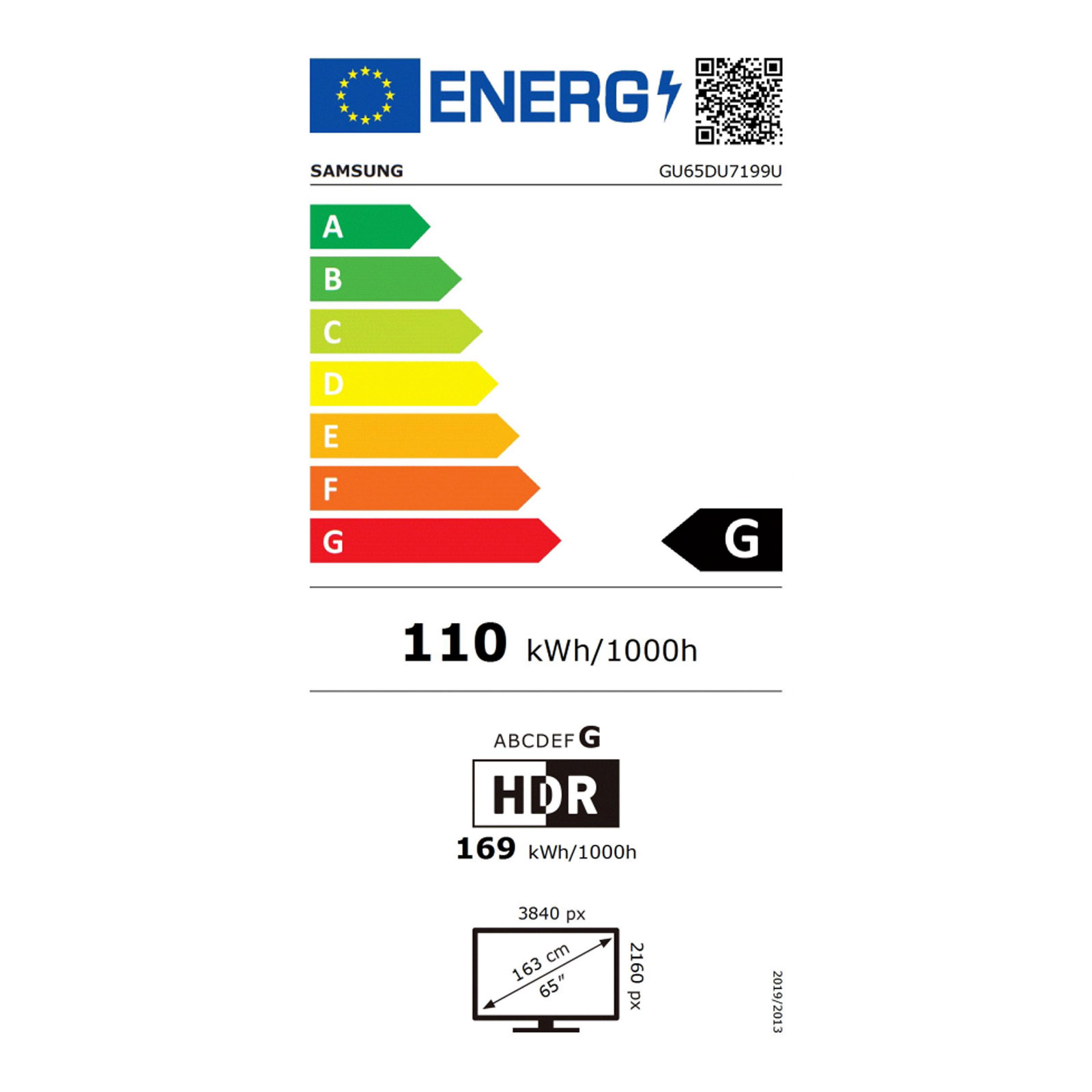 Samsung GU65DU7199UXZG LED TV