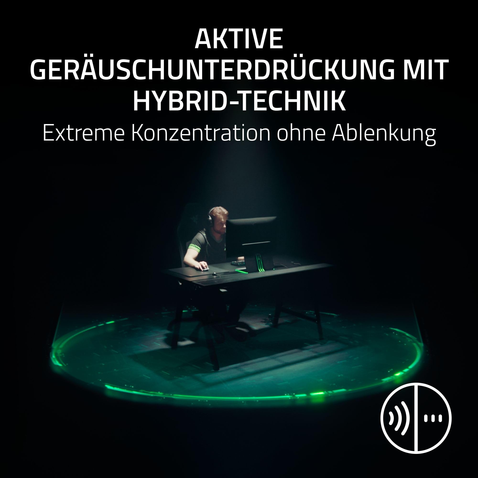 Razer BlackShark V3 Pro - Kabelloses E-Sport-Headset mit ANC