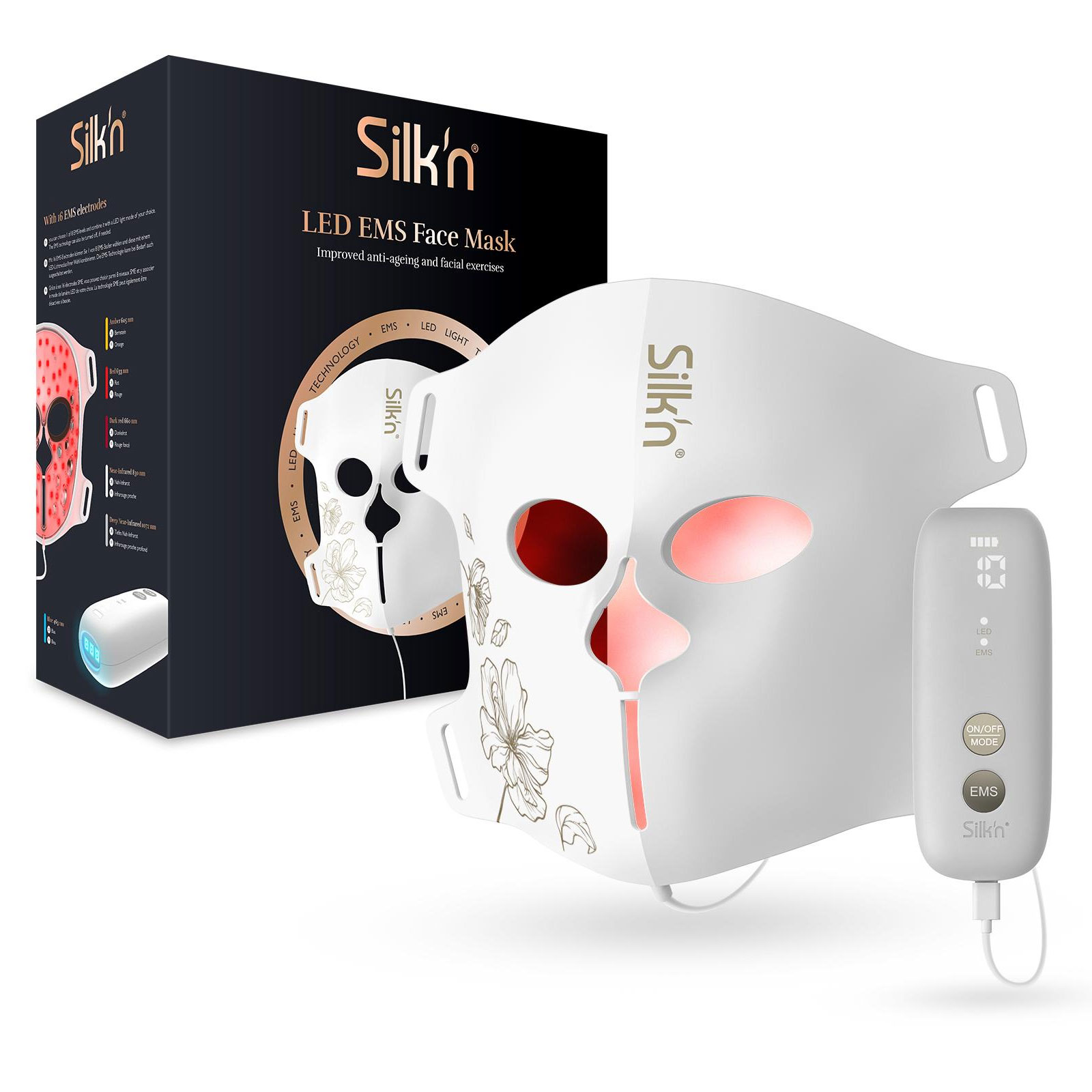 Silkn Facial Led Mask EMS E1