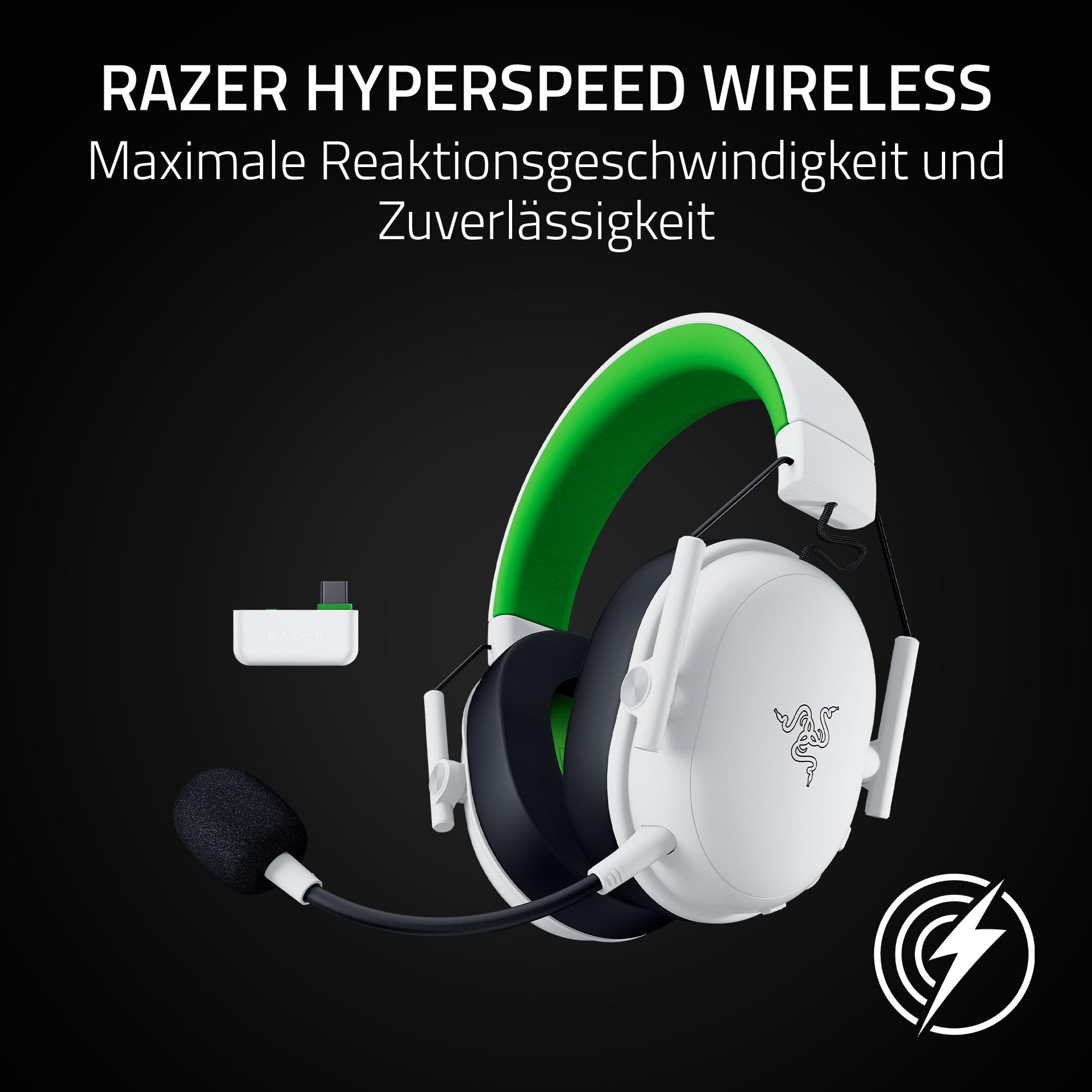 Razer BlackShark V3 X HyperSpeed Xbox - Kabelloses E-Sport Gaming Headset