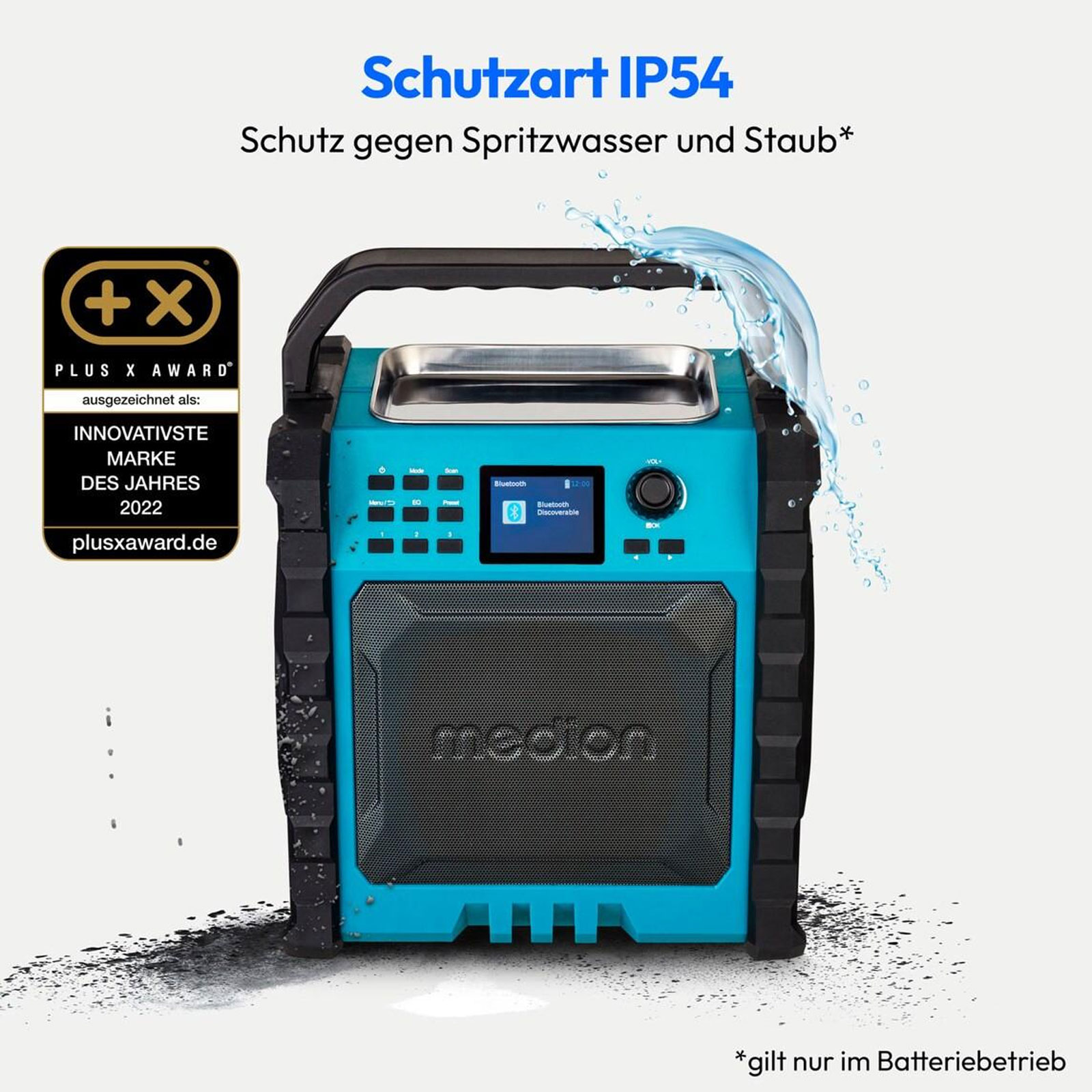 Medion Baustellenradio MD43896 Jobsite Radio