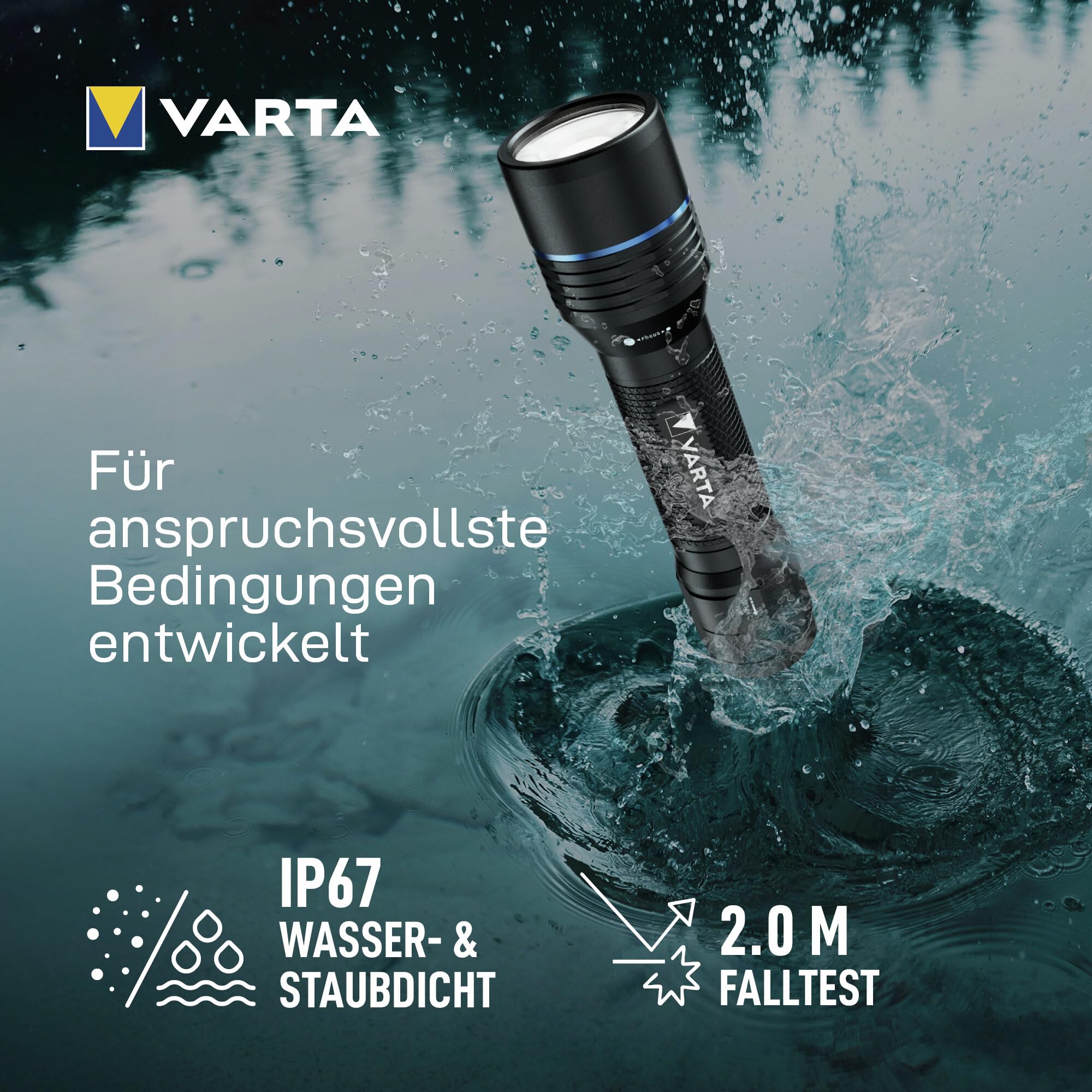 VARTA Taschenlampen NIGHT CUTTER PRO F20R