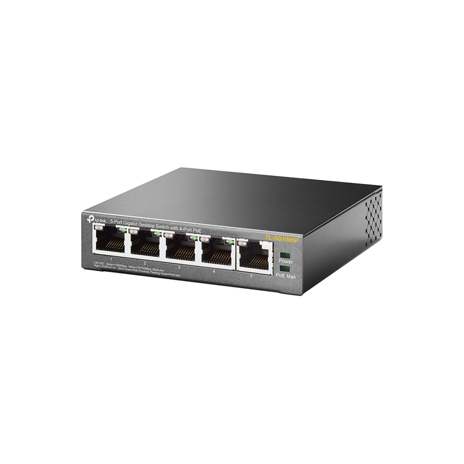 TP-Link Netzwerk-Switch TL-SG1005P Unmanaged Gigabit Ethernet (10/100/1000)