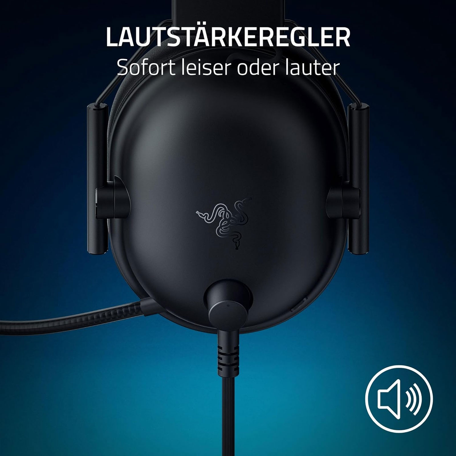 RAZER BlackShark V2 X Gaming-Headset für PlayStation, Schwarz