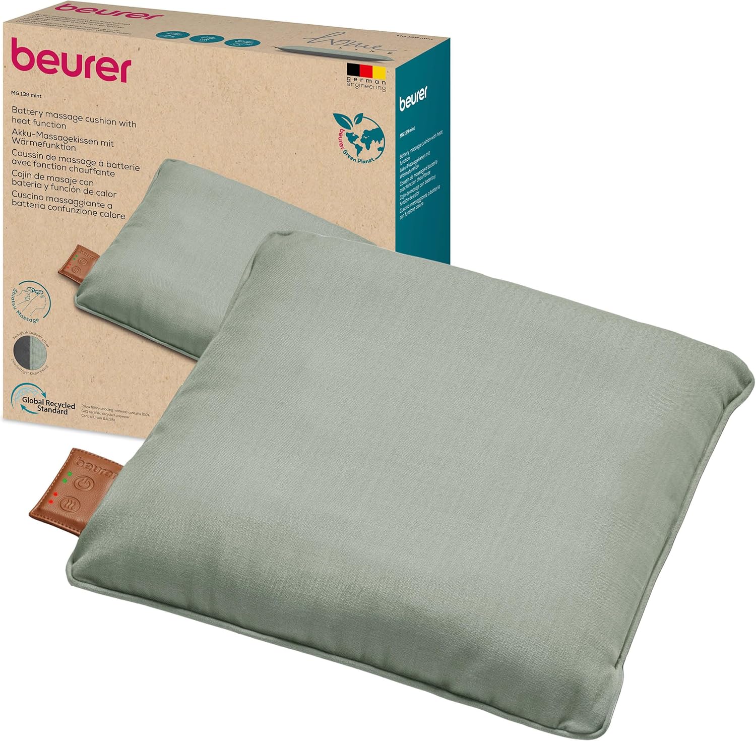 Beurer MG 139 Akku-Massagekissen mit Wärmefunktion