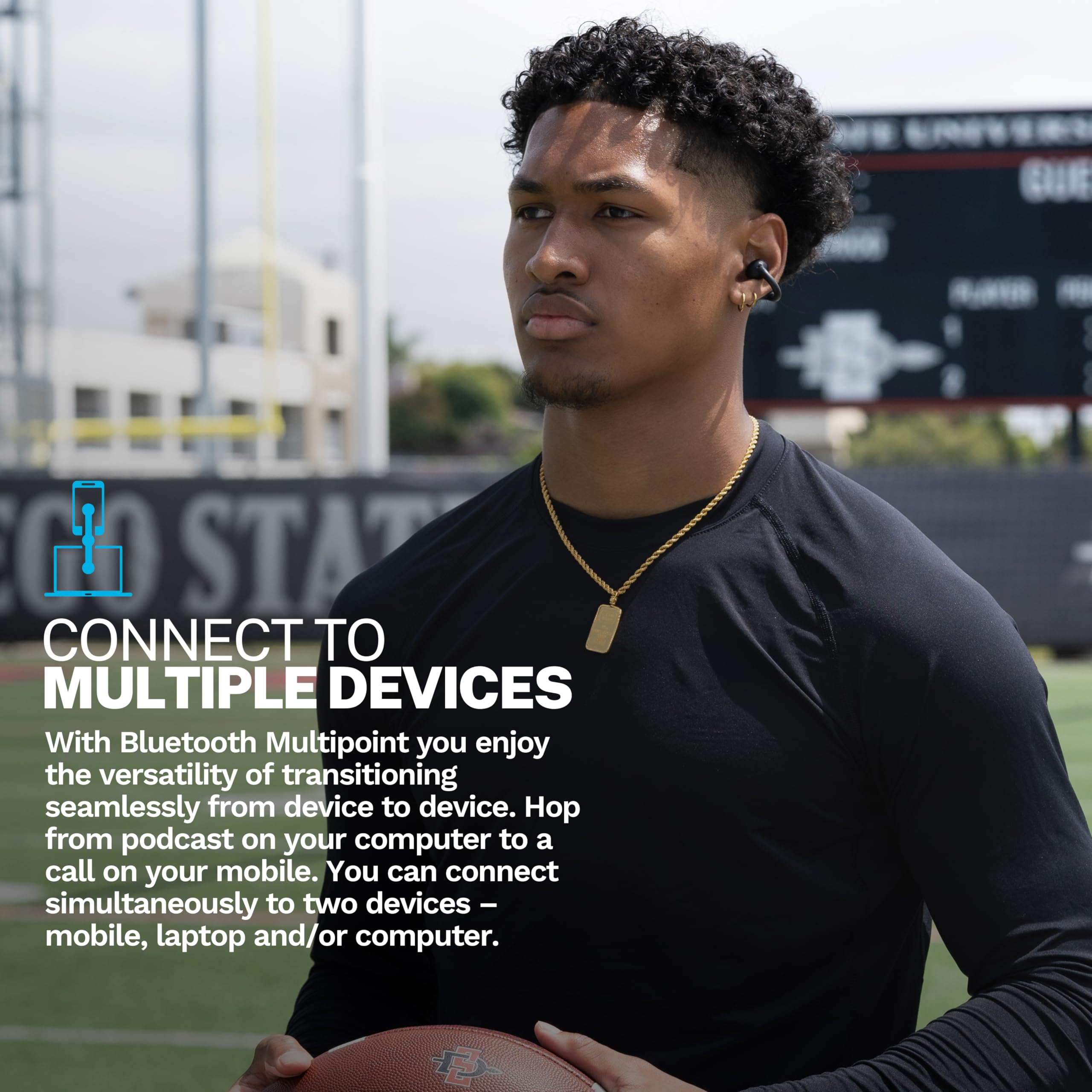 JLab Flex Open Ear Kopfhörer - Open Ear Earbuds