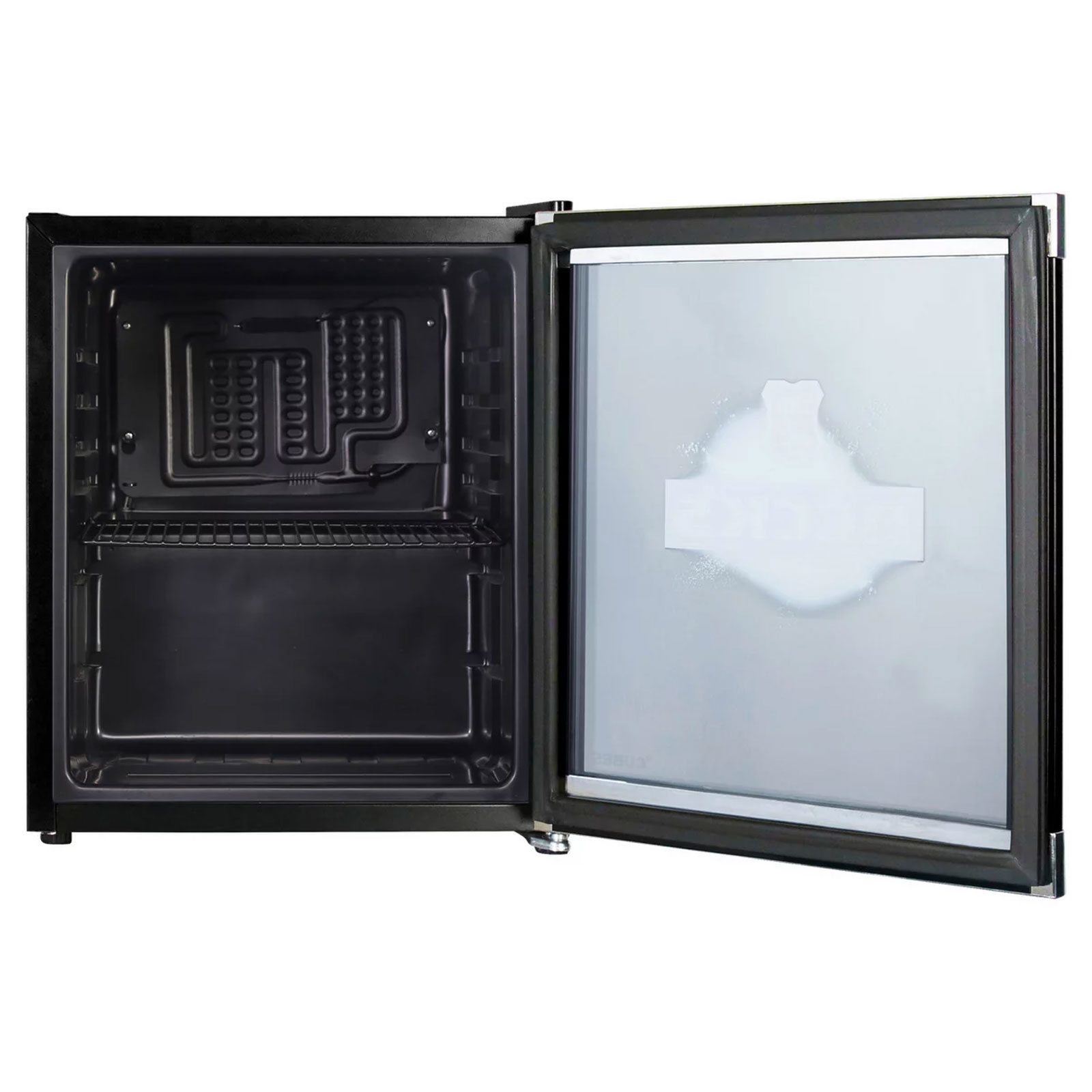 CUBES COOLCUBE BECK´S Getränkekühlschrank (freistehend, EEK E, Nutzinhalt 48 l, Höhe 51 cm, Breite 43 cm, Thermostat manuell regulierbar, Beck´s)