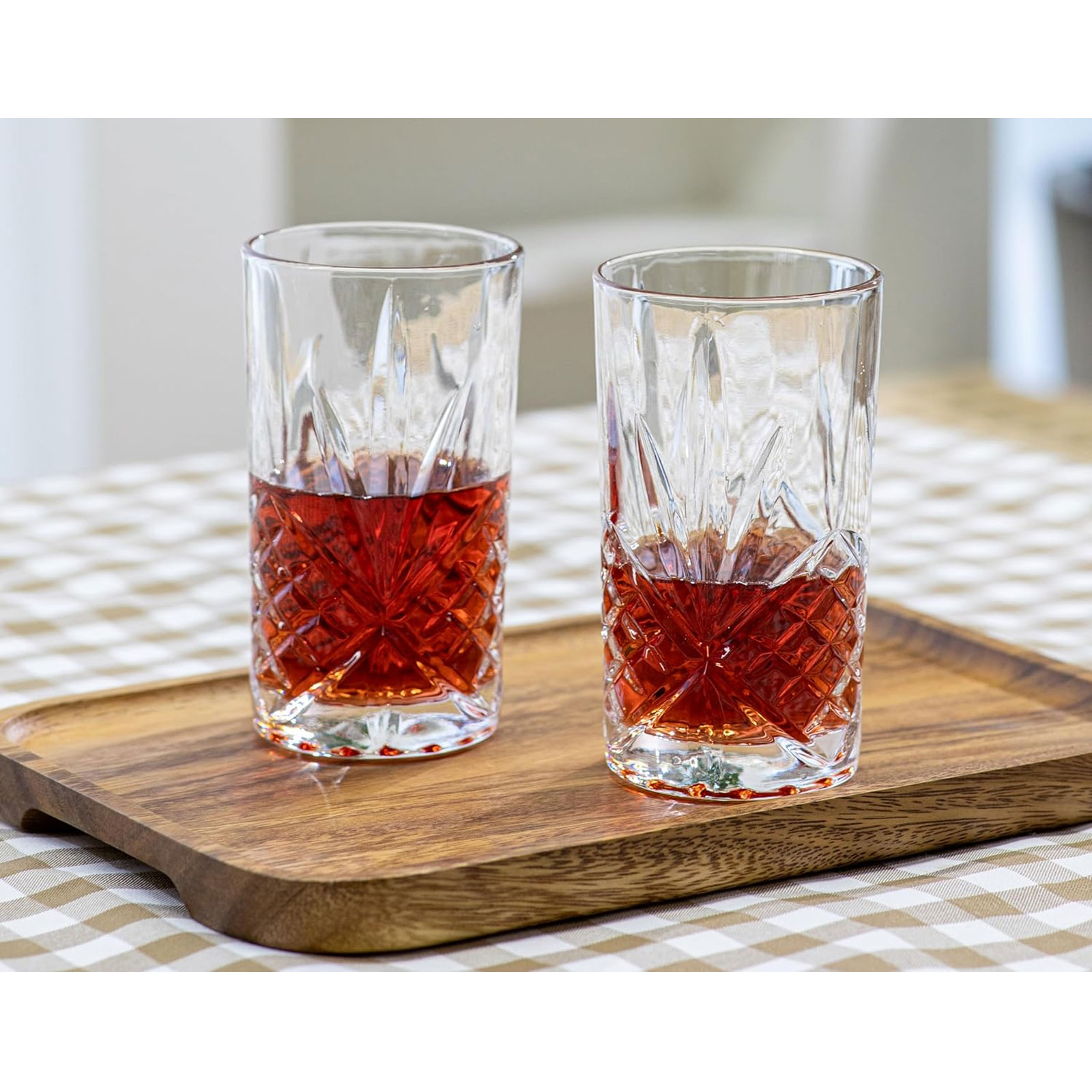 Echtwerk EW-TG-2807 Longdrink Gläser Set 6-TEILIG ca. 350ml