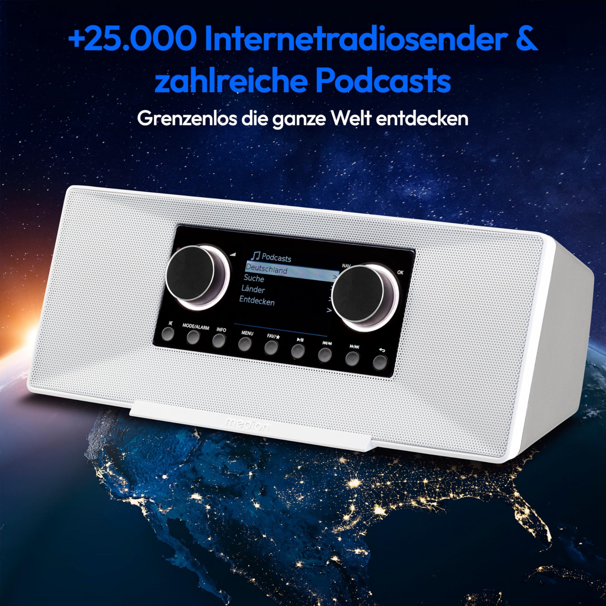 MEDION P85333 Internetradio mit DAB+