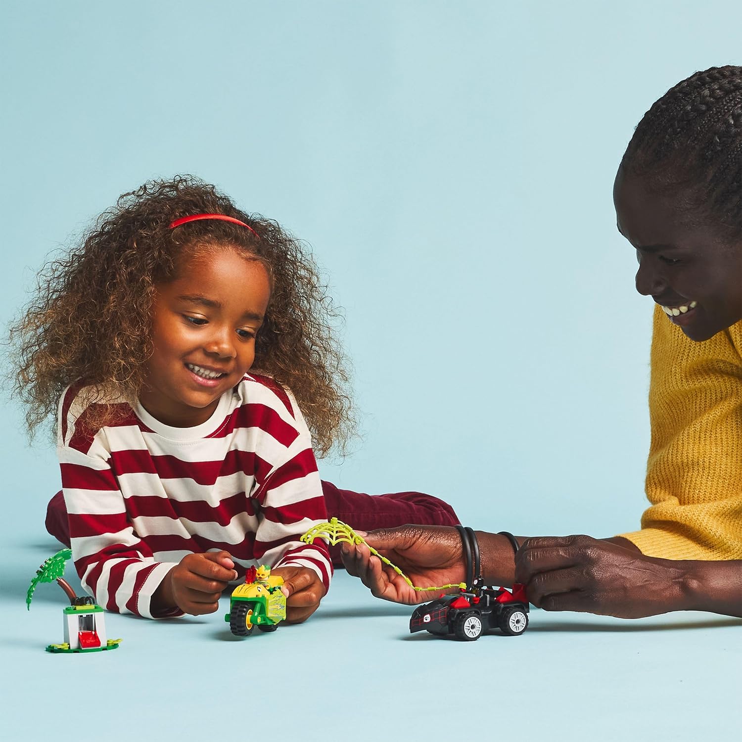 LEGO Marvel Actionspaß mit Spin und Electro in ihren Dino-Flitzern 11198