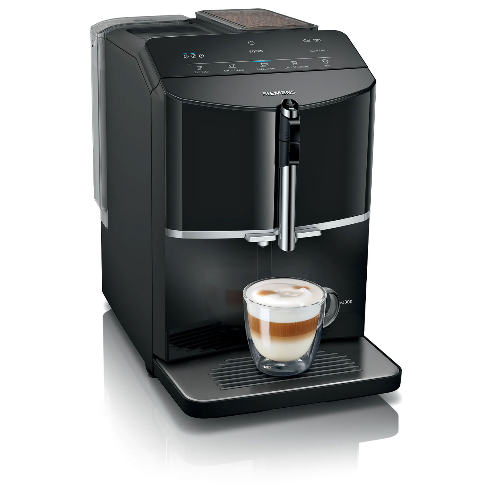 Siemens TF301E19, Kaffeevollautomat schwarz Entkalkungstabletten TZ80002A