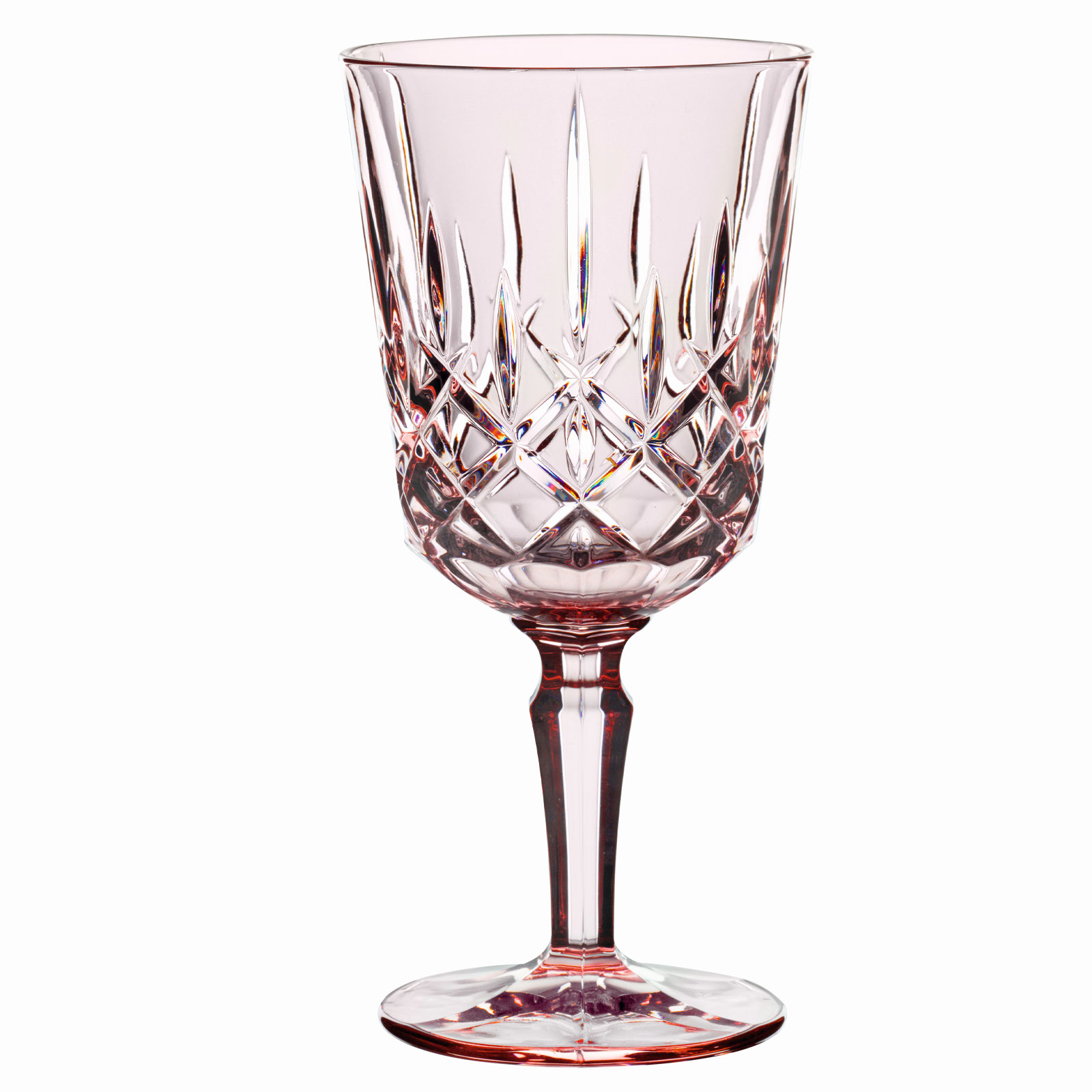 Nachtmann 2-teiliges Weingläser-Set, Cocktailgläser/Weingläser, Kristallglas, 355 ml, Rosé, Noblesse Colors, 105218