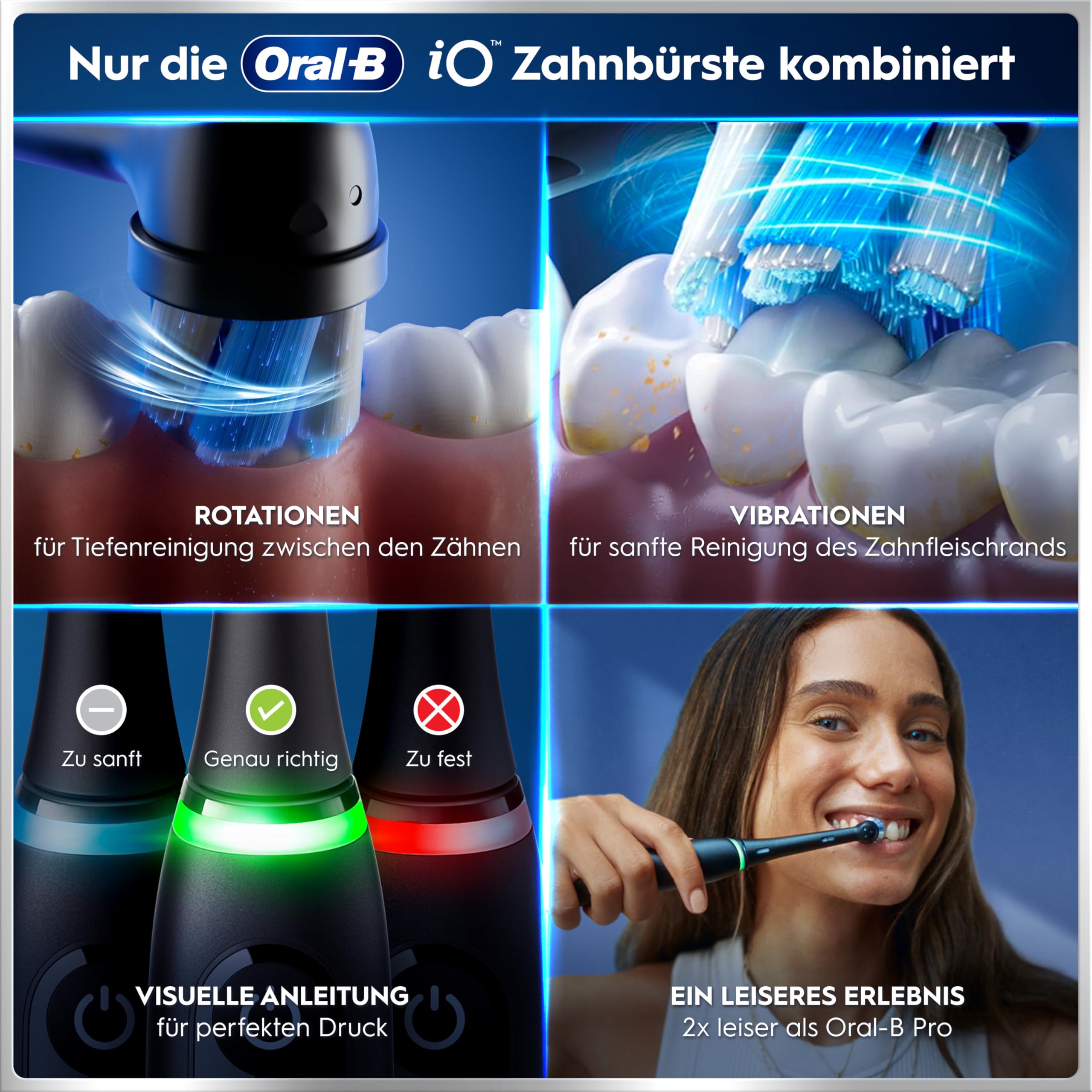 Oral-B iO Series 6 Elektrische Zahnbürste — Doppelpack
