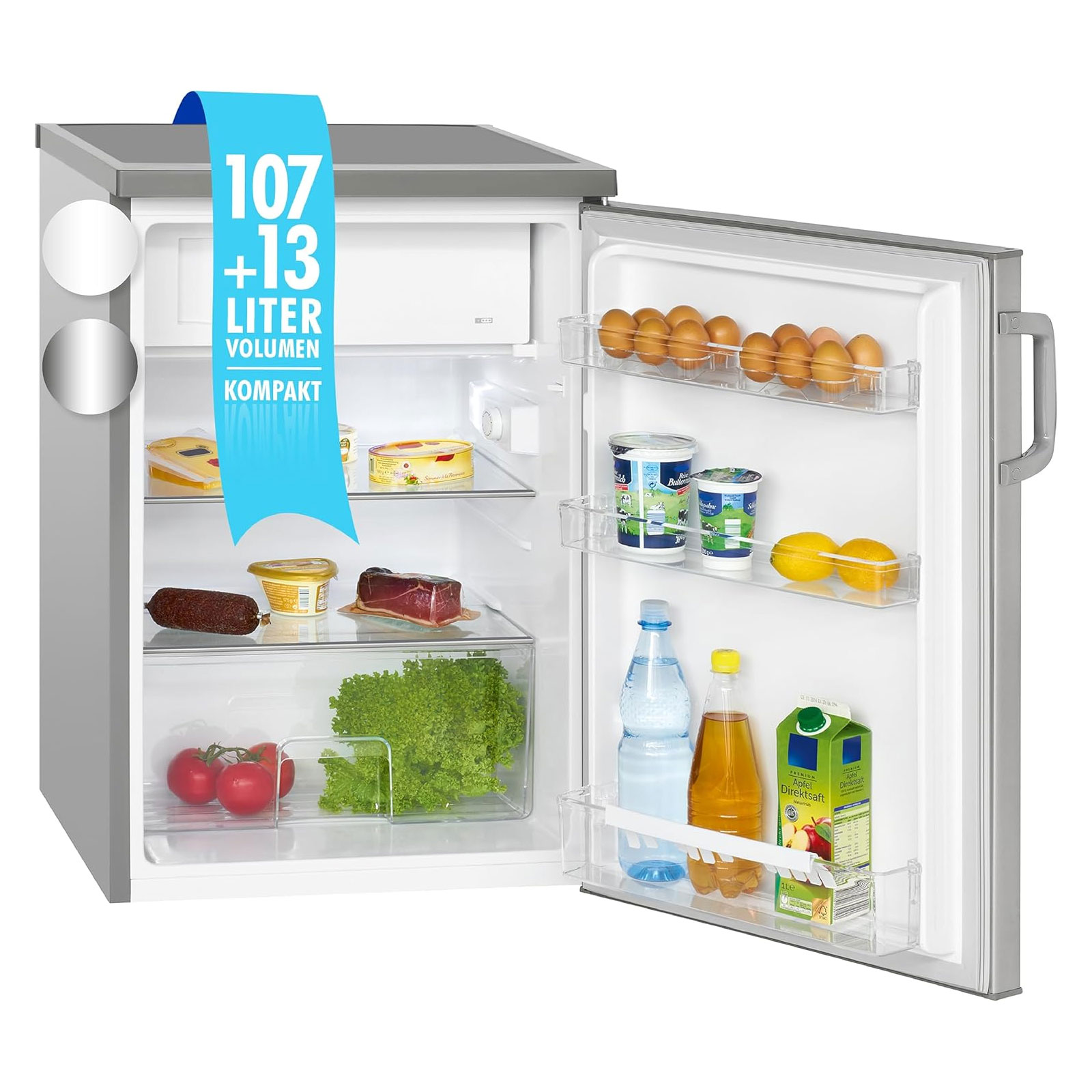 Bomann KS 2194.1 INOX Tischkühlschrank