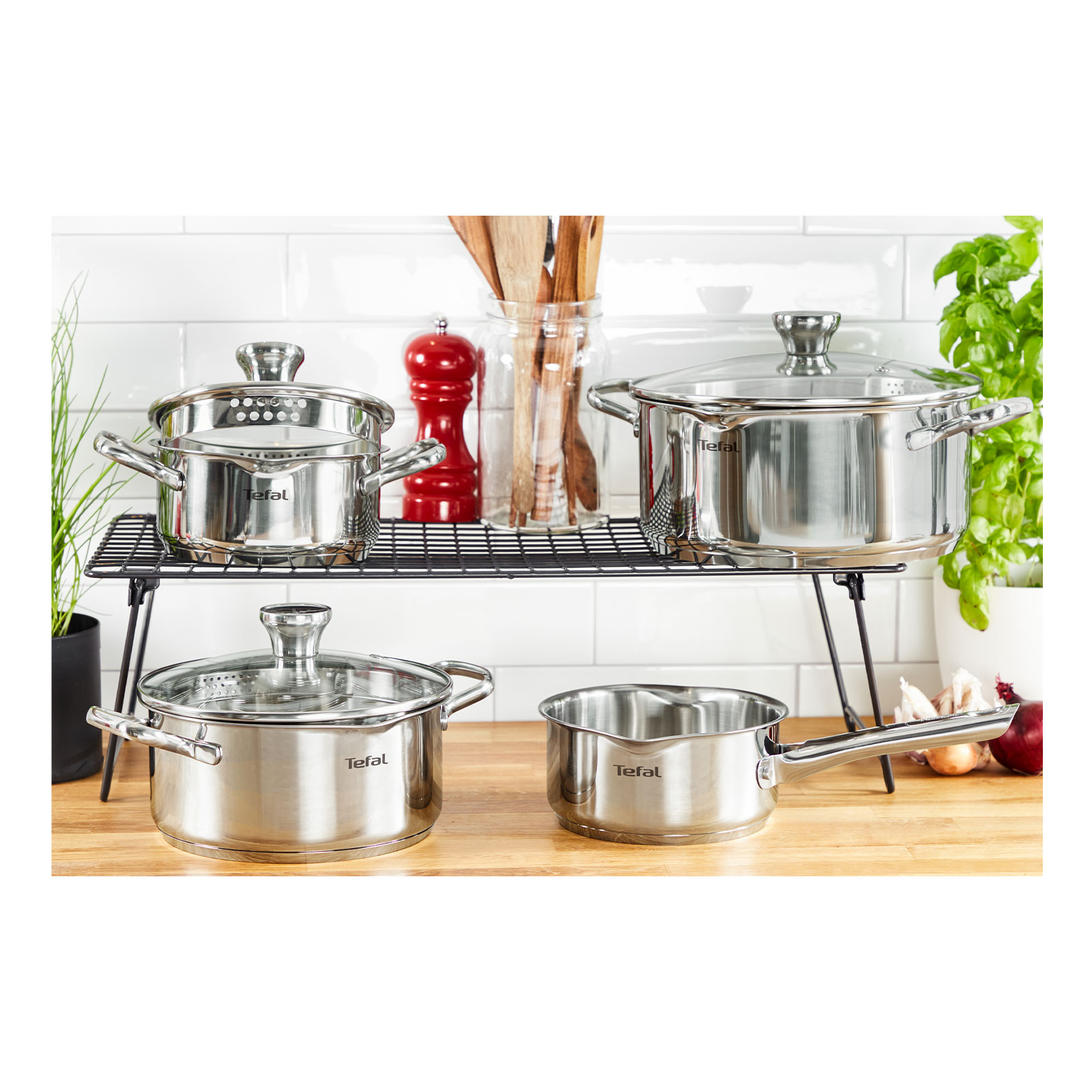 Tefal A7054263 DUETTO Kochtopf 16cm mit Deckel
