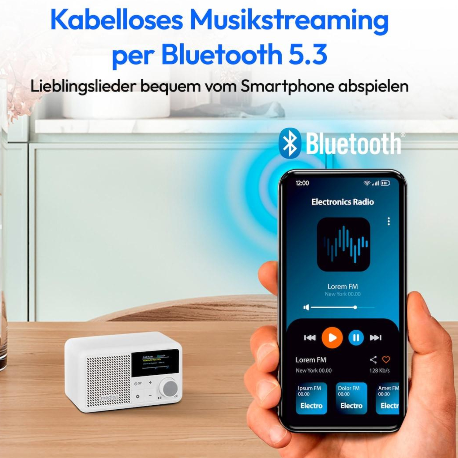 Medion DAB+ Radio MD44822 DAB+ TinyRadio sw