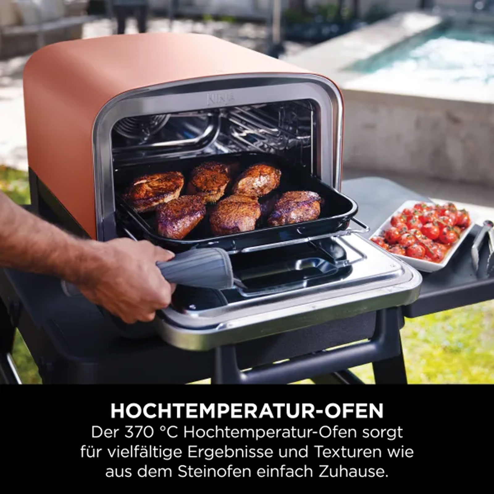 Ninja OO101DE Woodfire Tischgrill