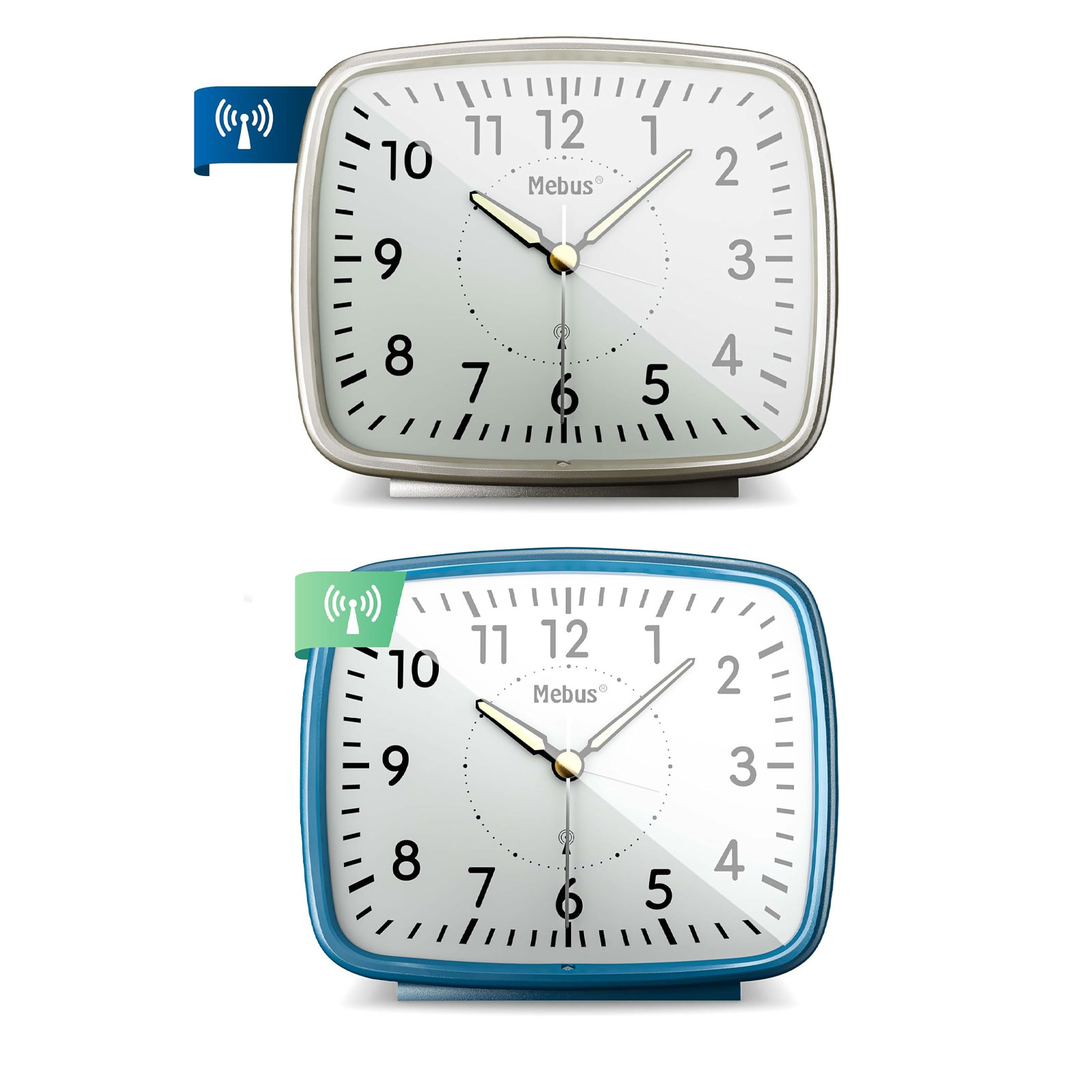 MEBUS 25362 Funkwecker analog