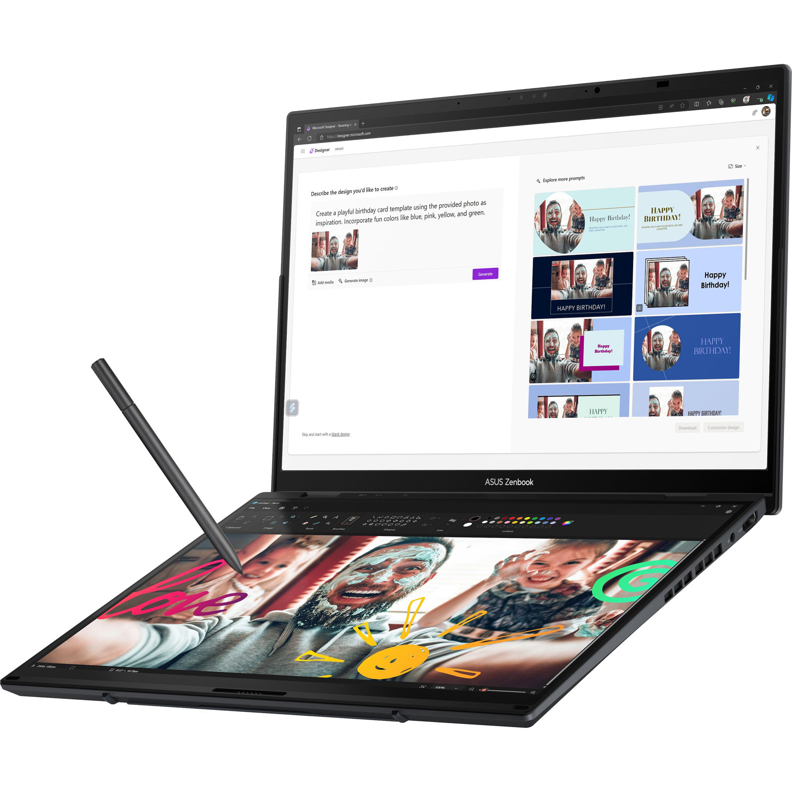 ASU Zenbook Duo Ultra 7 155H 1