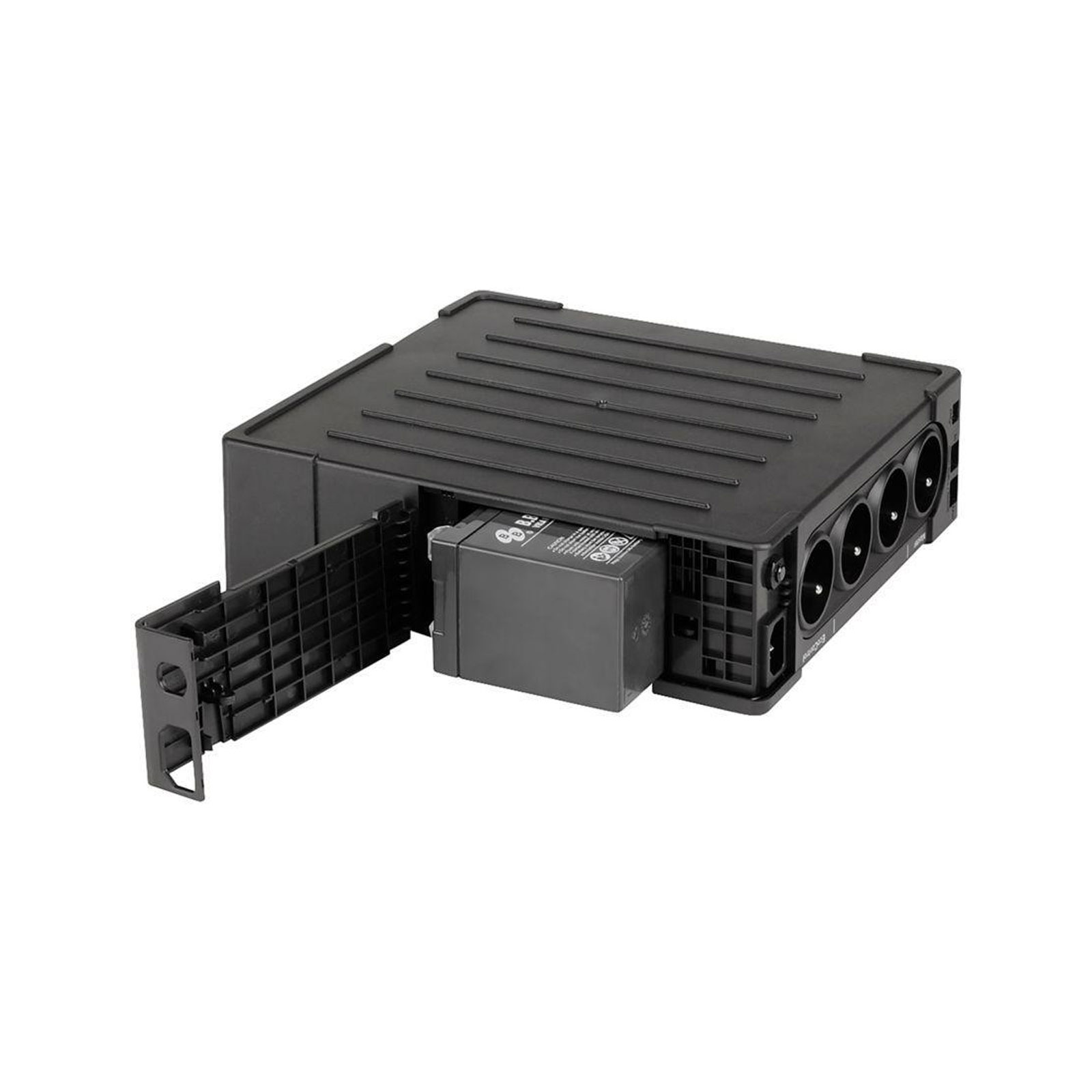 Eaton ELP1200DIN Energie-Zubehör (8-fach, USB, Überspannungsschutz, Schwarz)