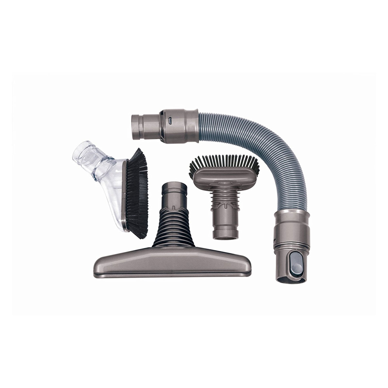 Dyson Akkusauger Zubehör-Set mit Extra-hart & Extra-soft Bürste, breiter Polsterdüse & Verlängerungs-Schlauch für Dyson Staubsauger V6, DC62 & DC43H Dyson Akkusauger Zubehör-Set mit Extra-hart & Extra-soft Bürste, breiter Polsterdüse & Verlängerungs-Schlauch für Dyson Staubsauger V6, DC62 & DC43H