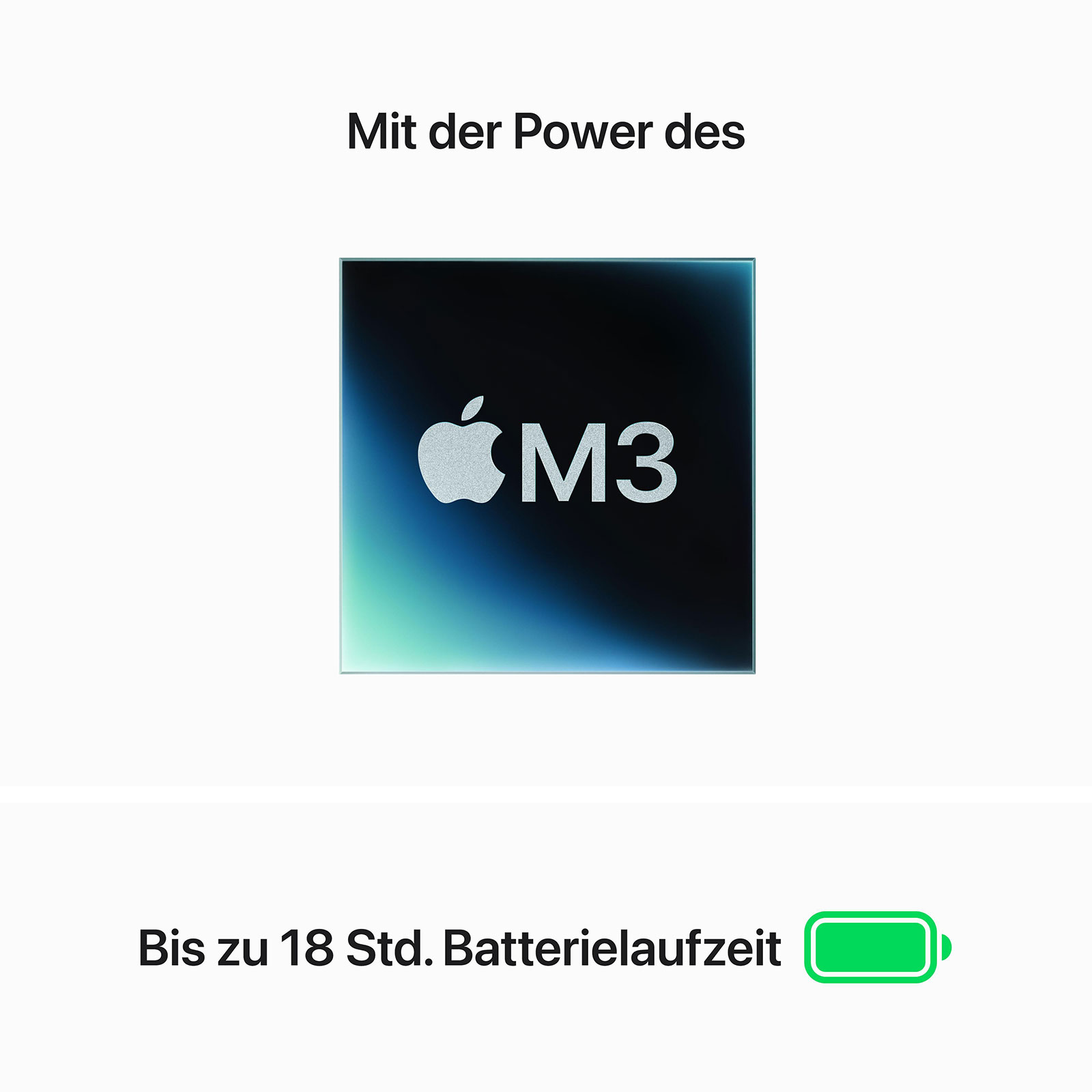 Apple MacBook Air, 15 Zoll, 2024, Space Grau, M3, 8-Core CPU, 10-Core GPU, 8 GB, 512 GB SSD