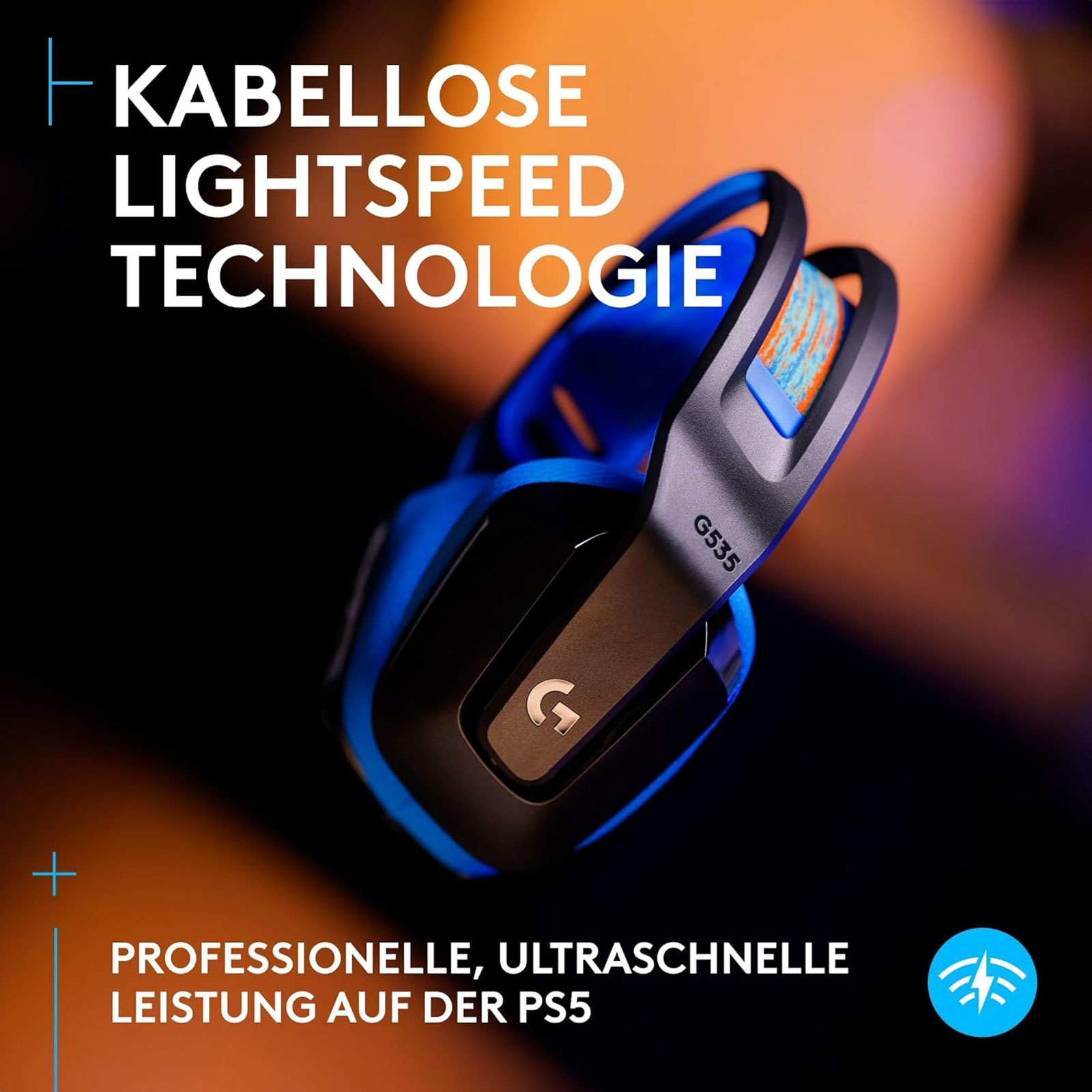 Logitech G535 LIGHTSPEED Kabelloses Gaming-Headset