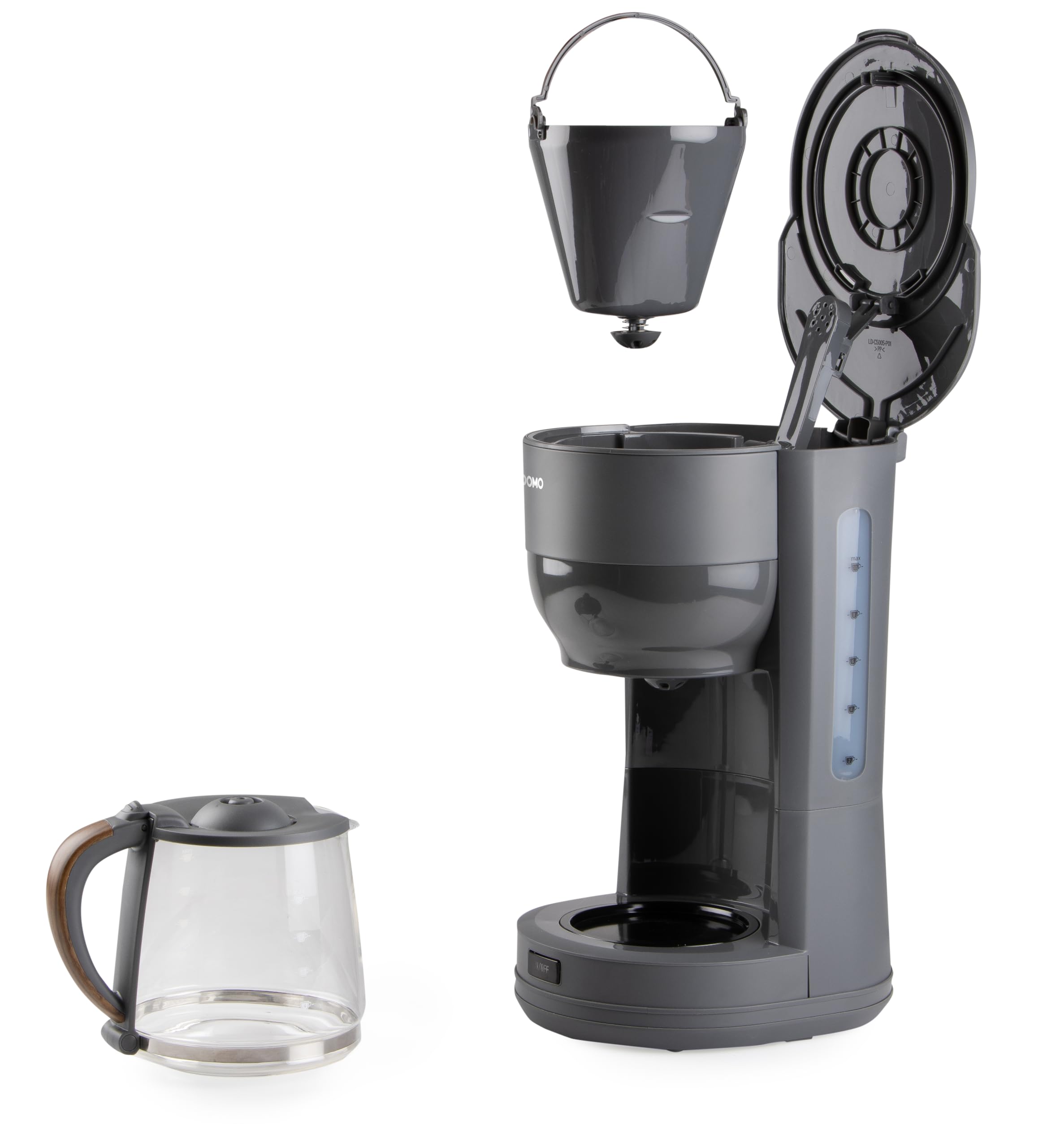 Domo Kaffeeautomat grau 1,25L