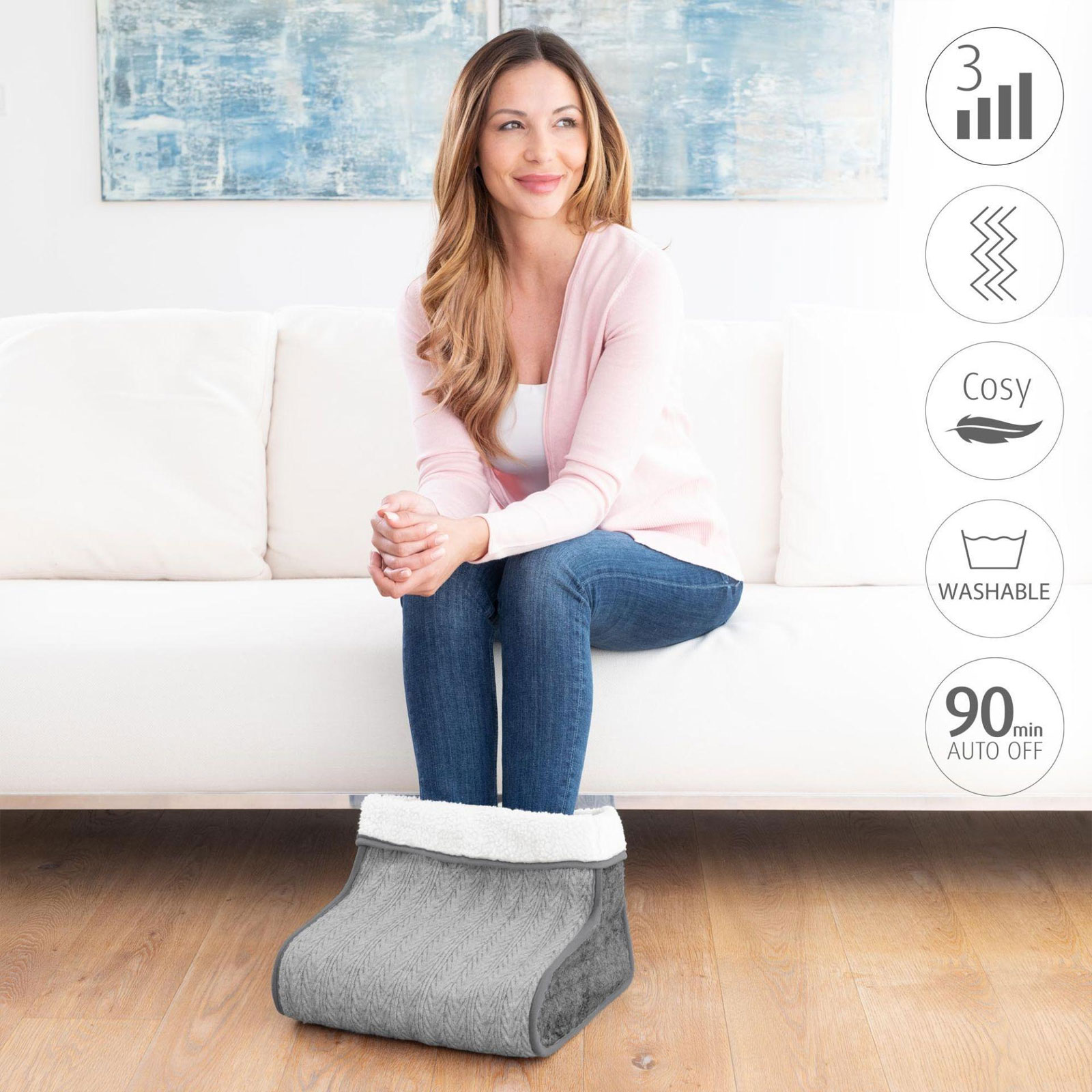 MEDISANA FW 150 Strick Fußwärmer