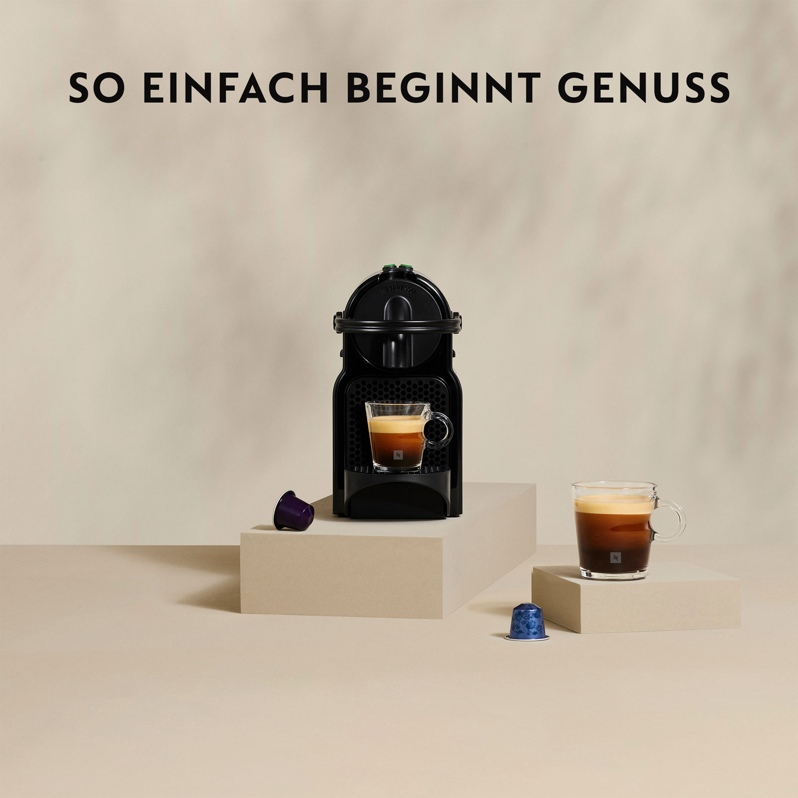 DeLonghi EN80.B Inissia Nespressomaschine DeLonghi EN80.B Inissia Nespressomaschine