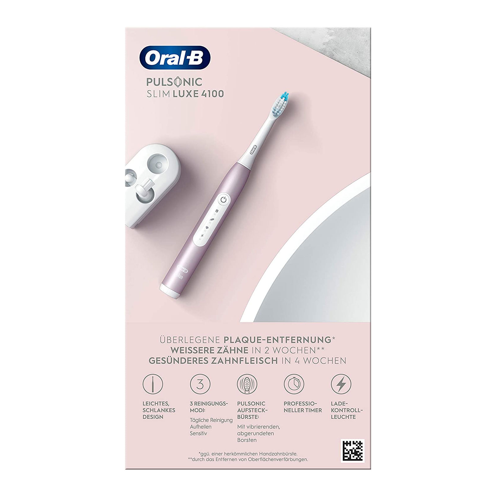 Braun Oral-B Pulsonic Slim Luxe 4100 rosegold Zahnbürste