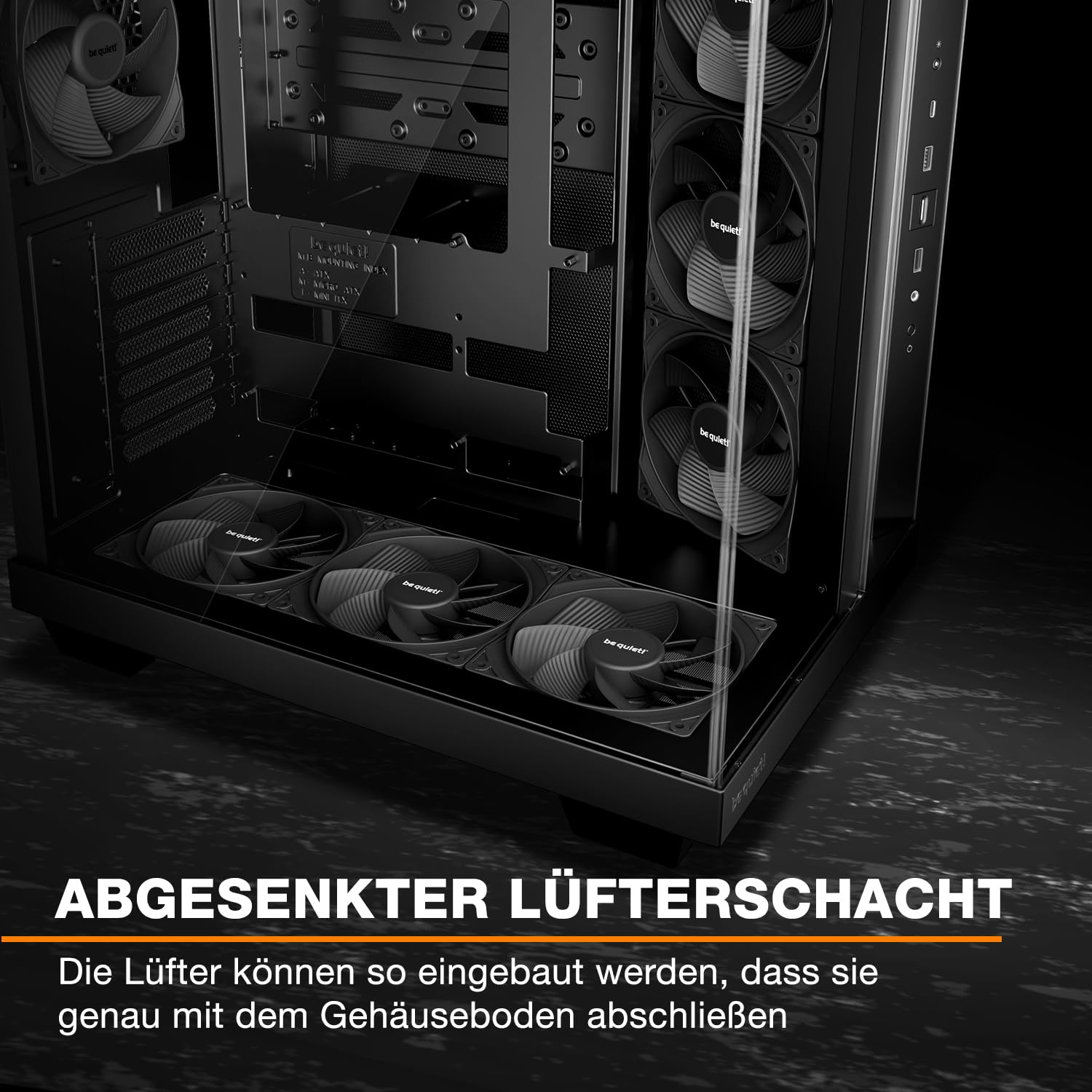 be quiet! Light Base 500 Black PC-Gehäuse