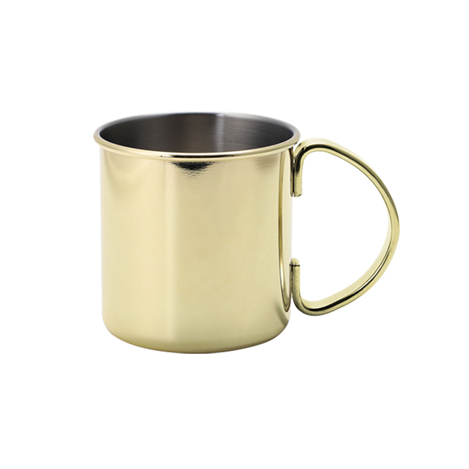 ECHTWERK Moscow Mule Becher Set 4tlg aus Edelstahl, 480 ml, 