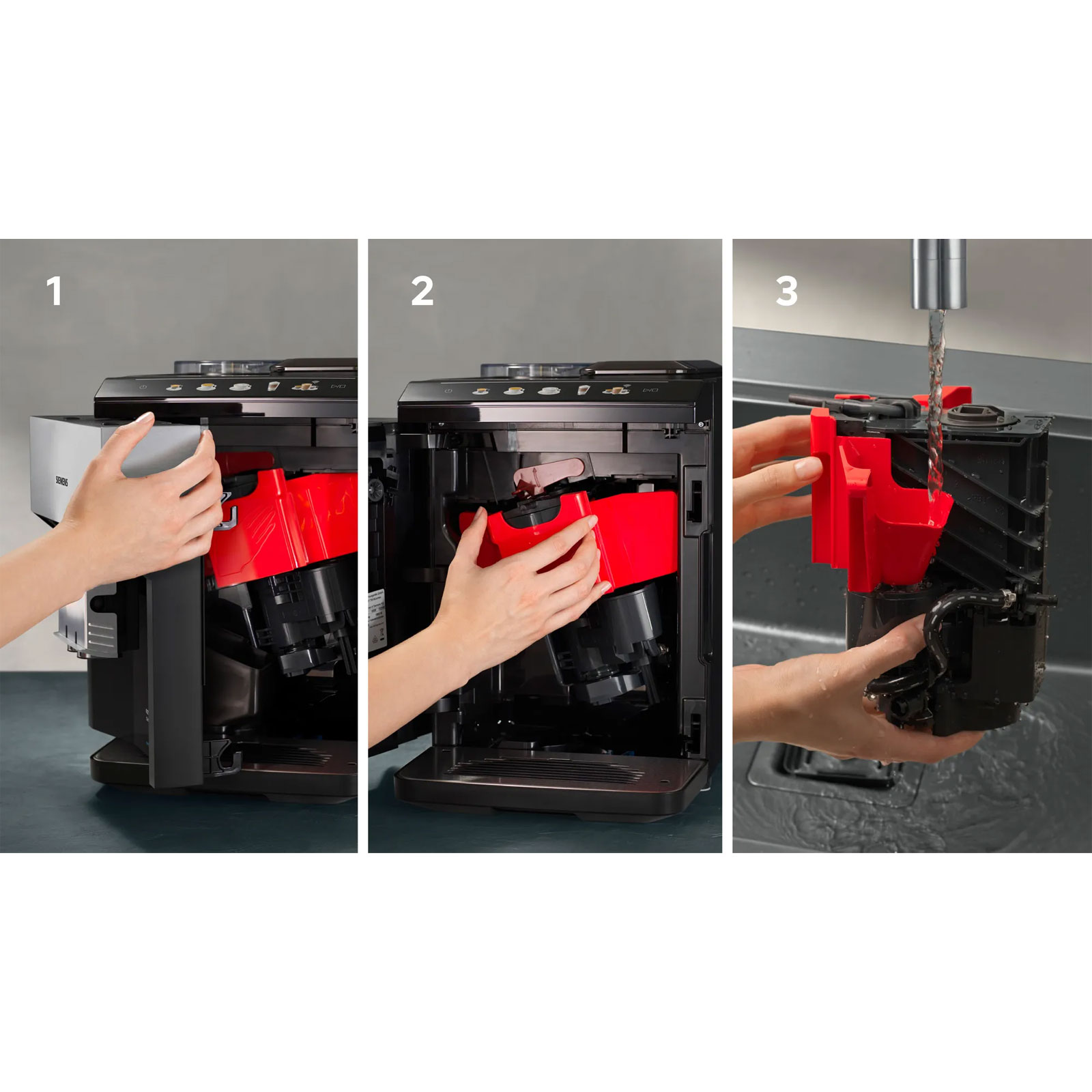 Siemens TP516DX3 Kaffeevollautomat (classic) EQ.500 Edelstahl / schwarz Siemens TP516DX3 Kaffeevollautomat (classic) EQ.500 Edelstahl / schwarz