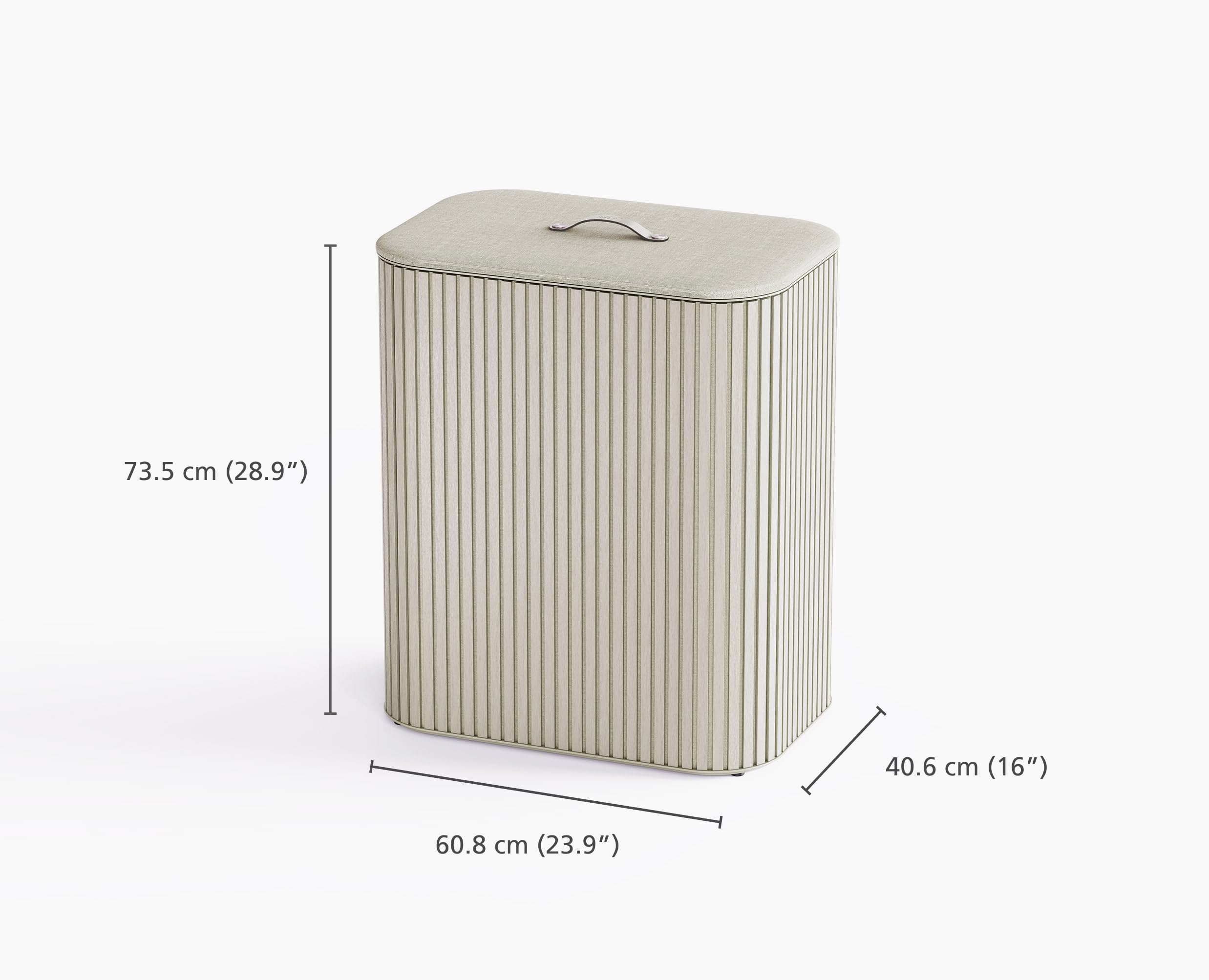 Joseph Joseph Tota Luxe Ecru 90 Liter Wäschekorb