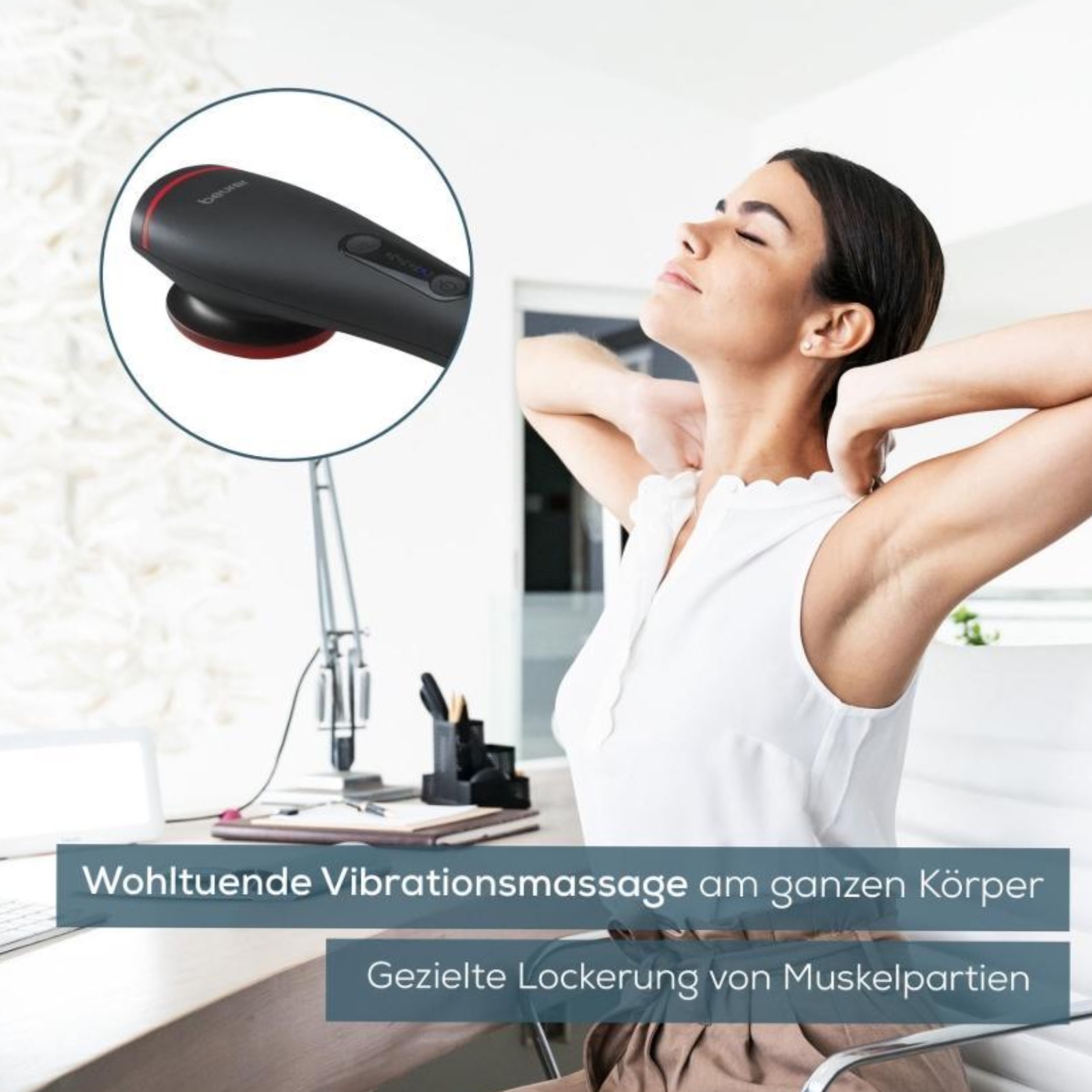 Beuer MG 24 Massagegerät Körpermassagegerät Wärmemassage Massage
