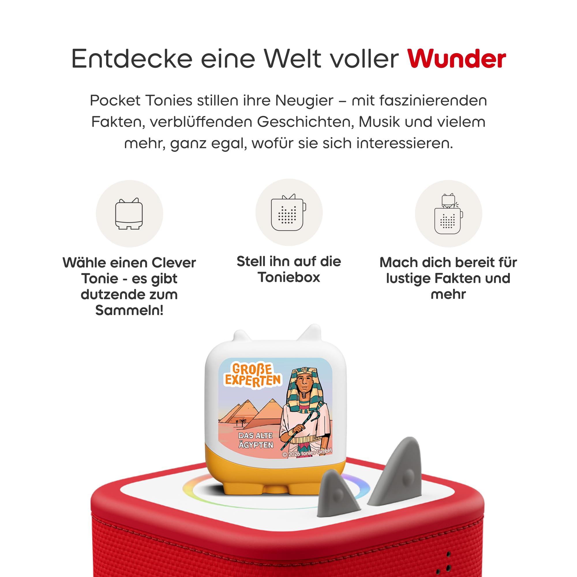 tonies Hörfigur für Toniebox, GROßE Experten – Das alte Ägypten